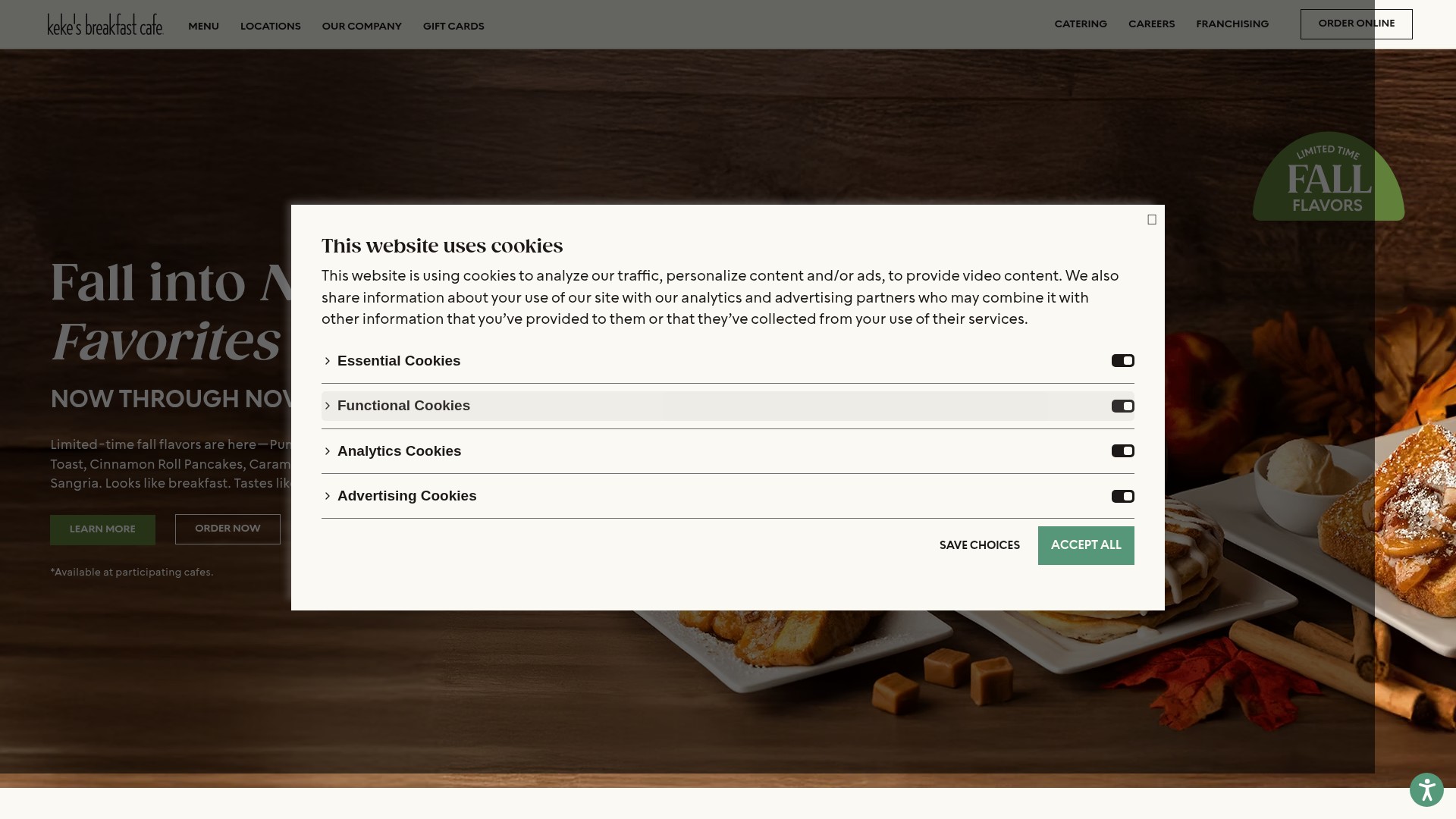 Screenshot of kekes.com