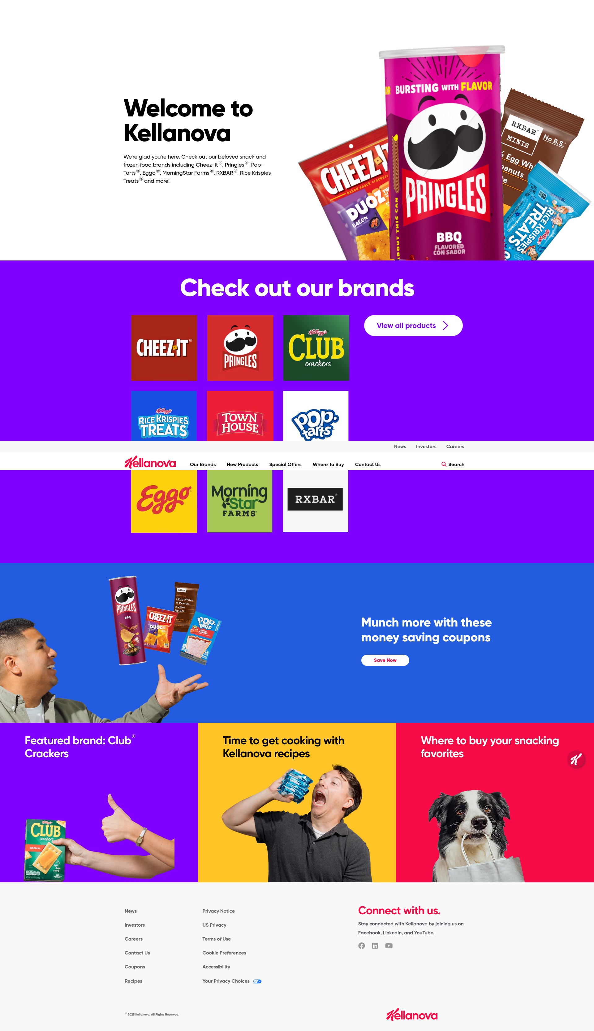 Screenshot of kellanovaus.com