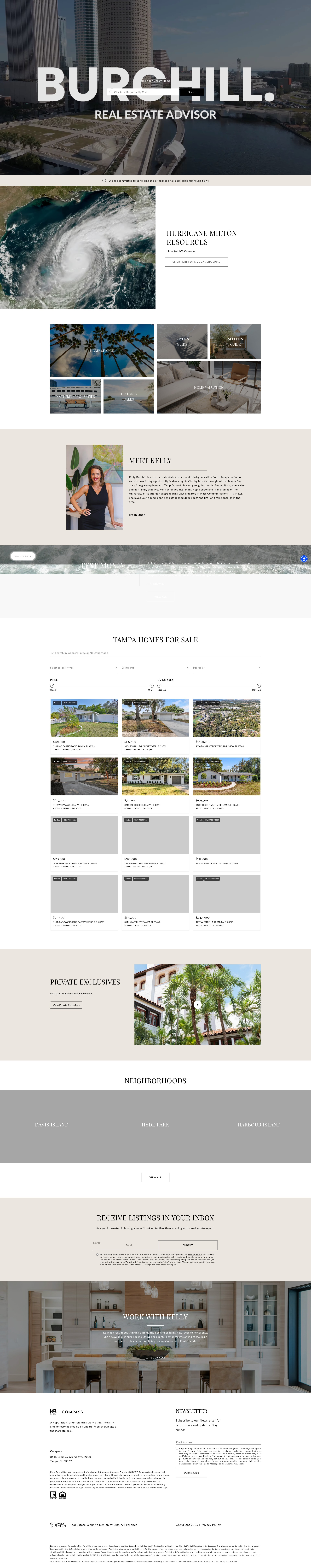 Screenshot of kellyburchill.com