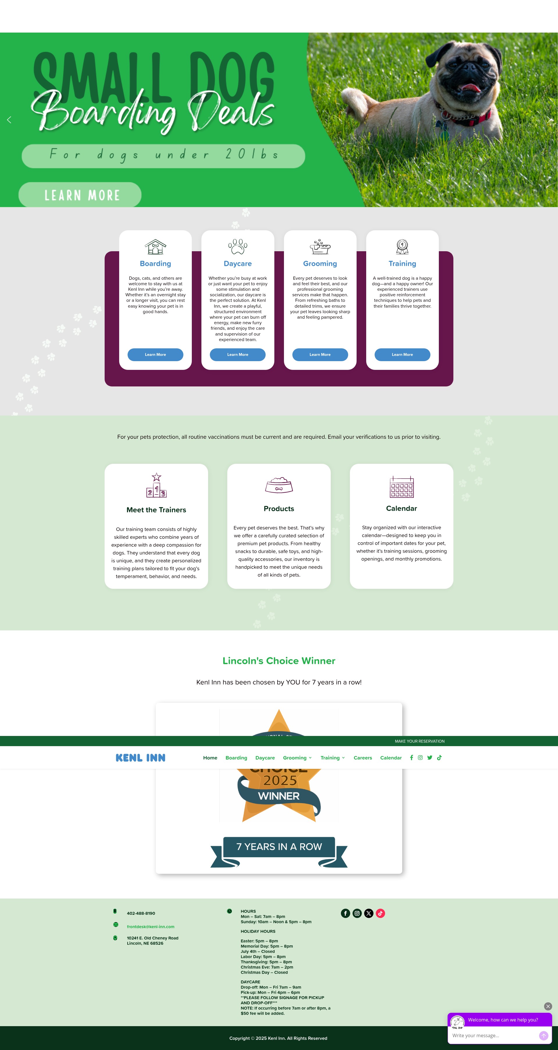 Screenshot of kenl-inn.com
