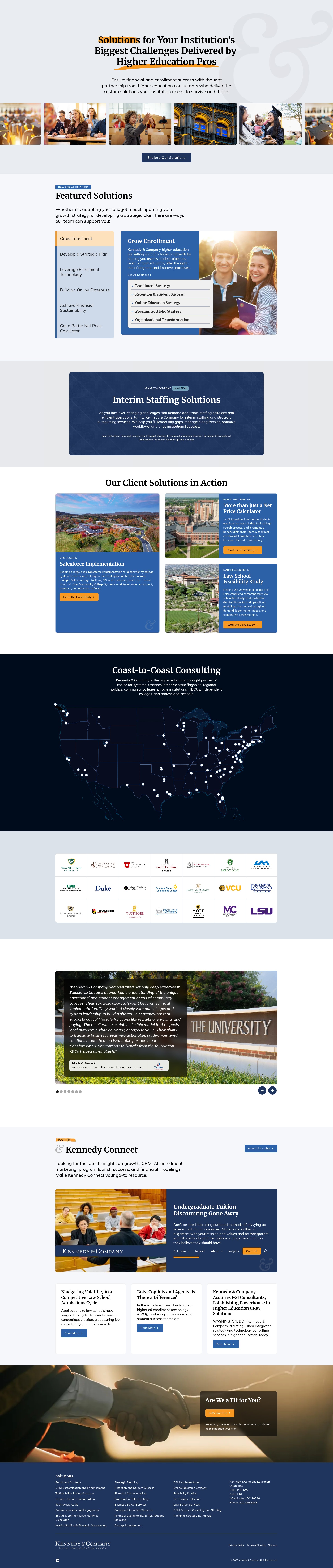 Screenshot of kennedyandcompany.com