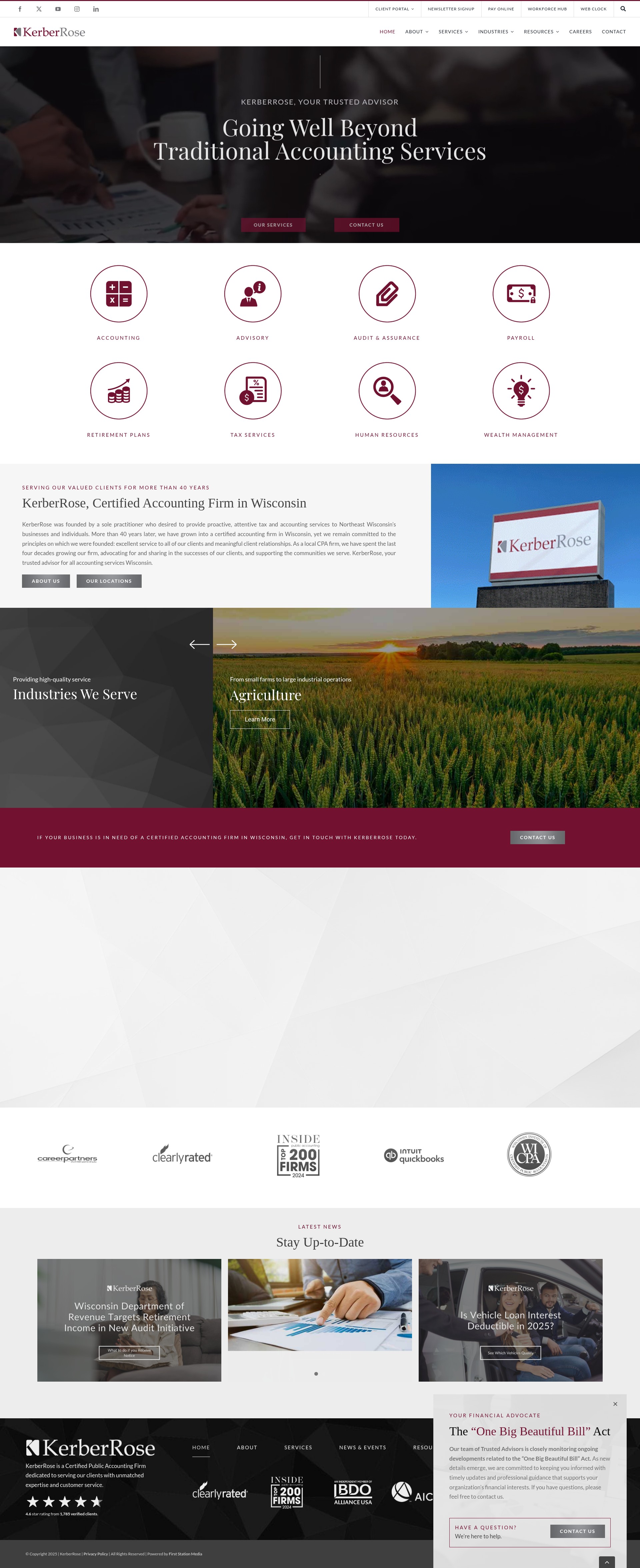 Screenshot of kerberrose.com