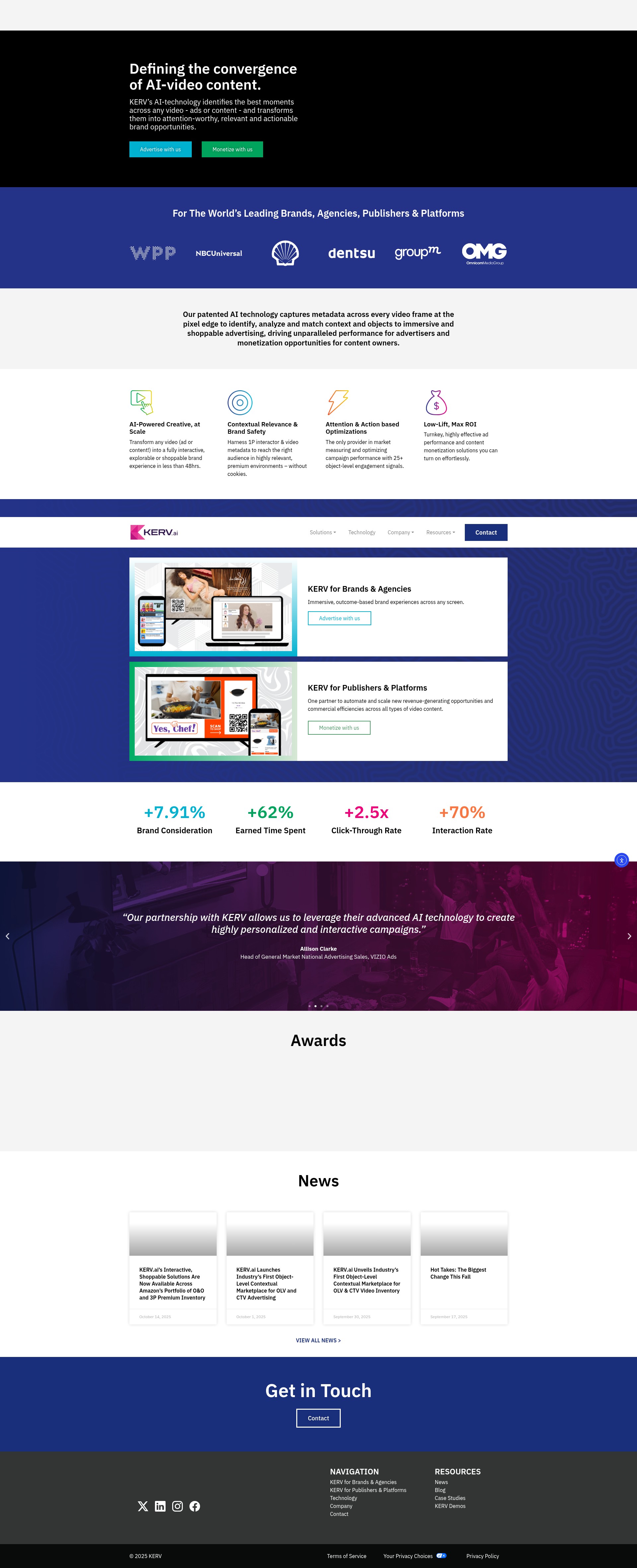 Screenshot of kerv.ai