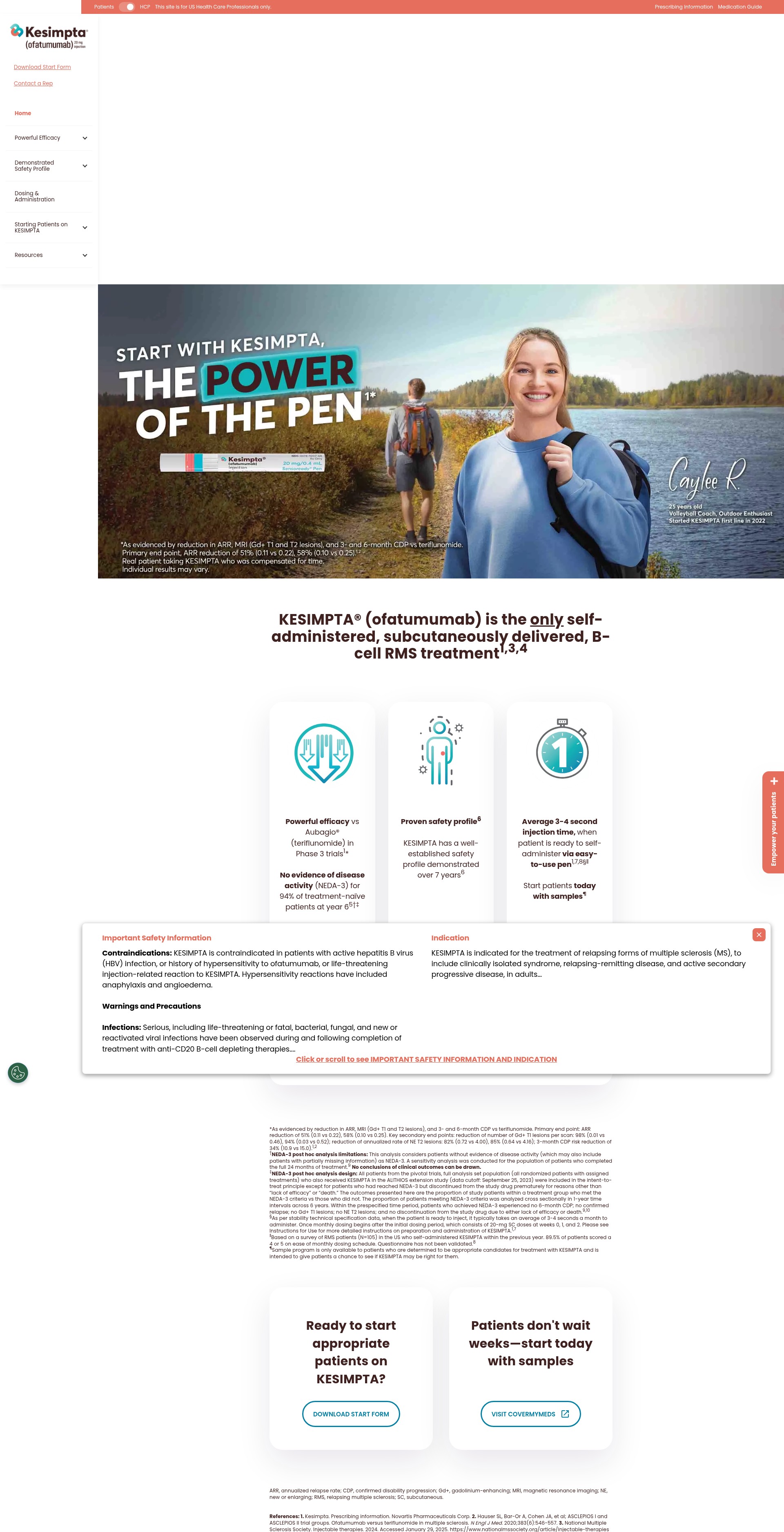 Screenshot of kesimptahcp.com