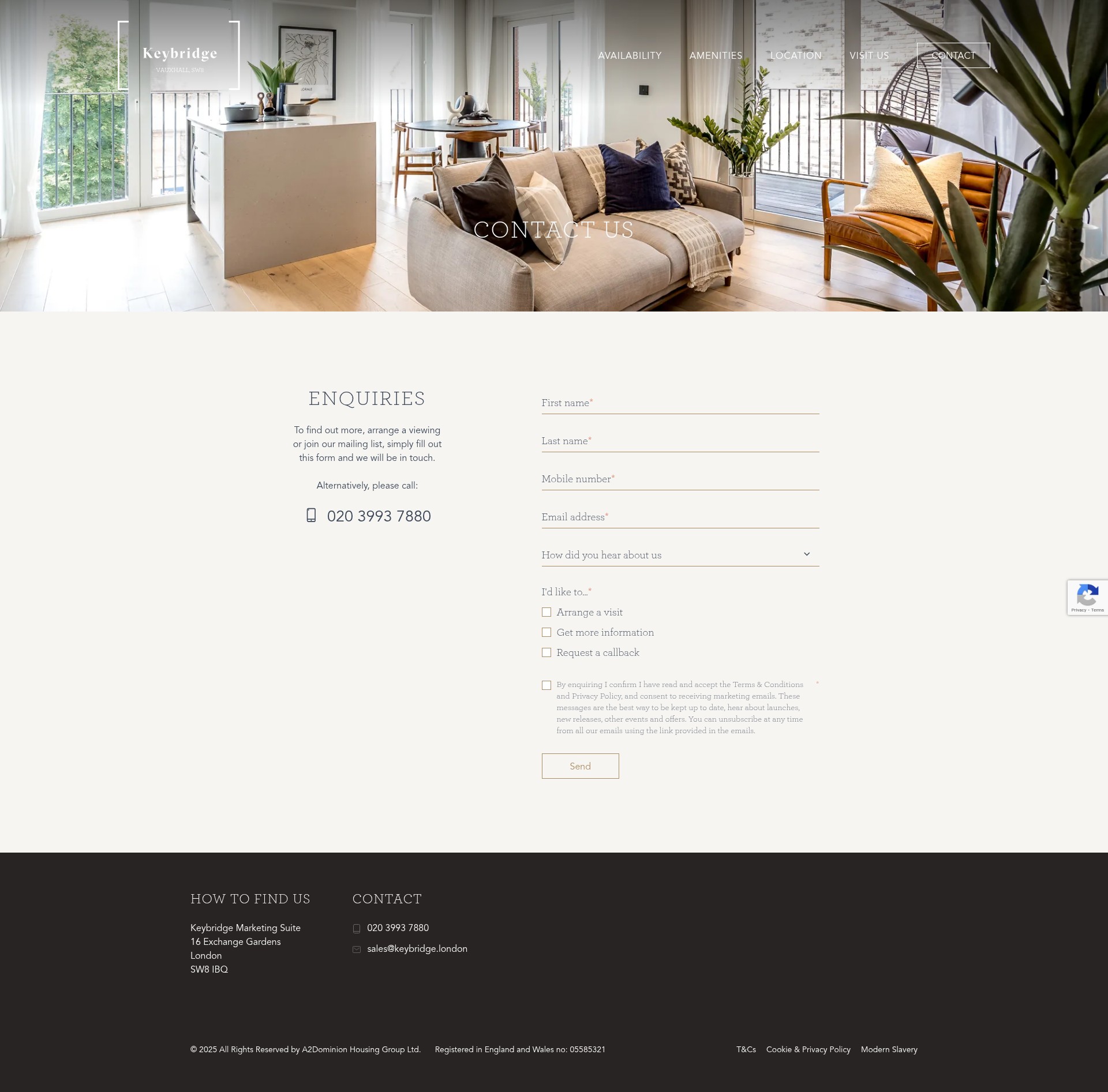 Screenshot of keybridge.london