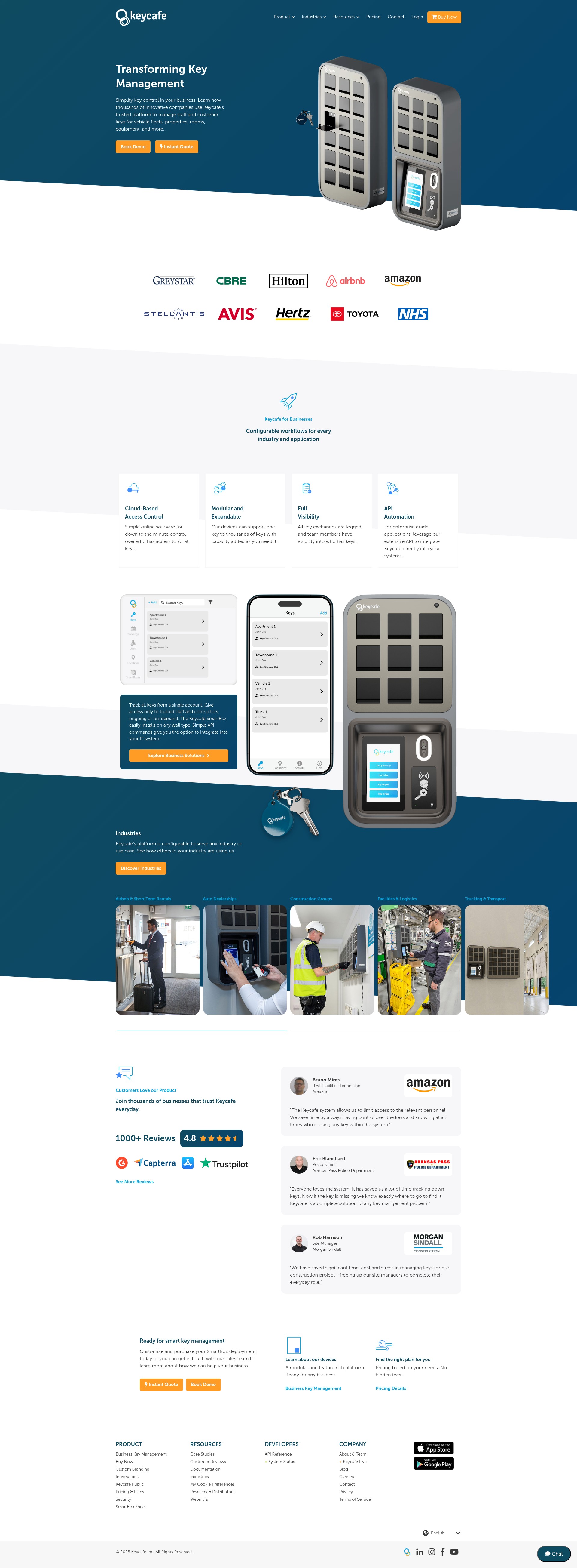 Screenshot of keycafe.com