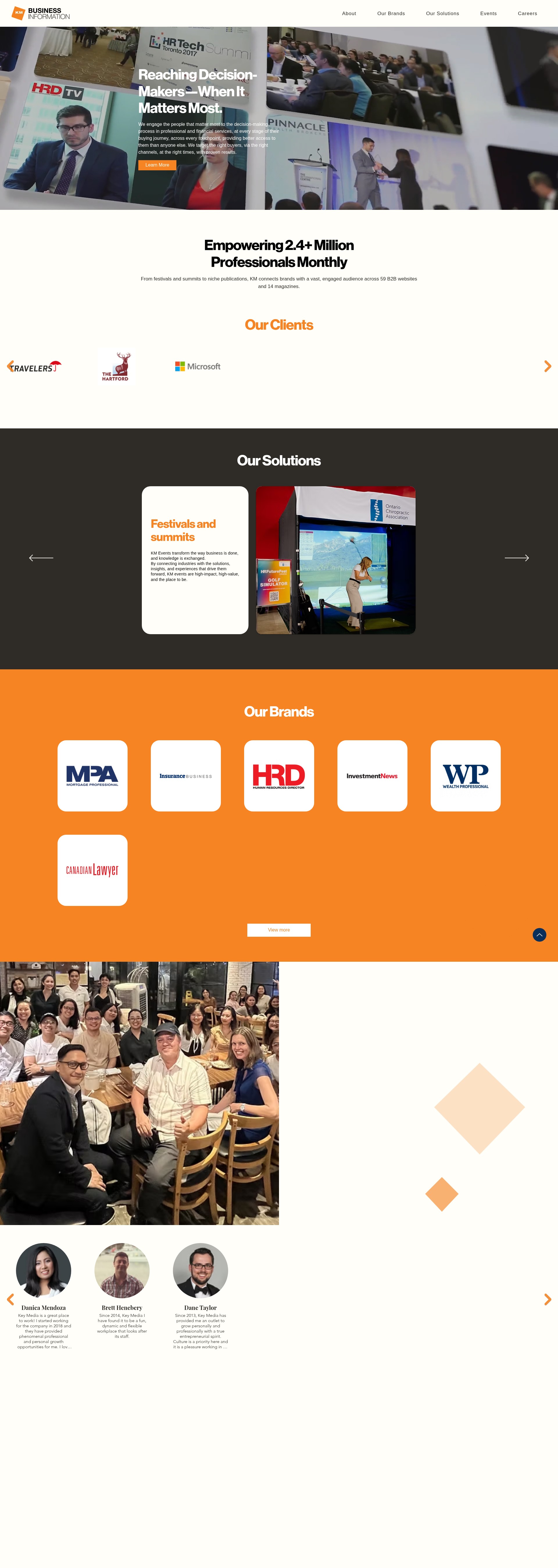 Screenshot of keymedia.com