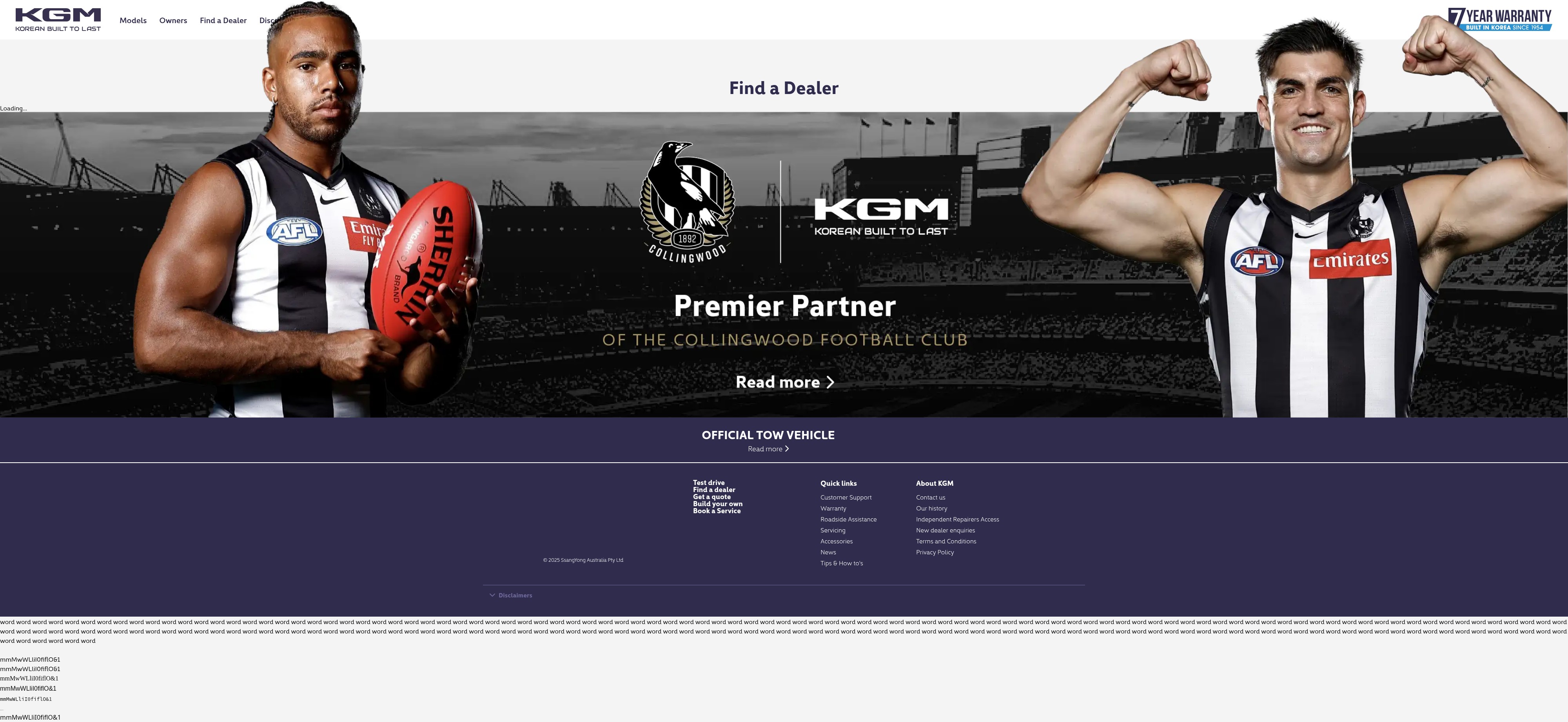 Screenshot of kgm.com.au