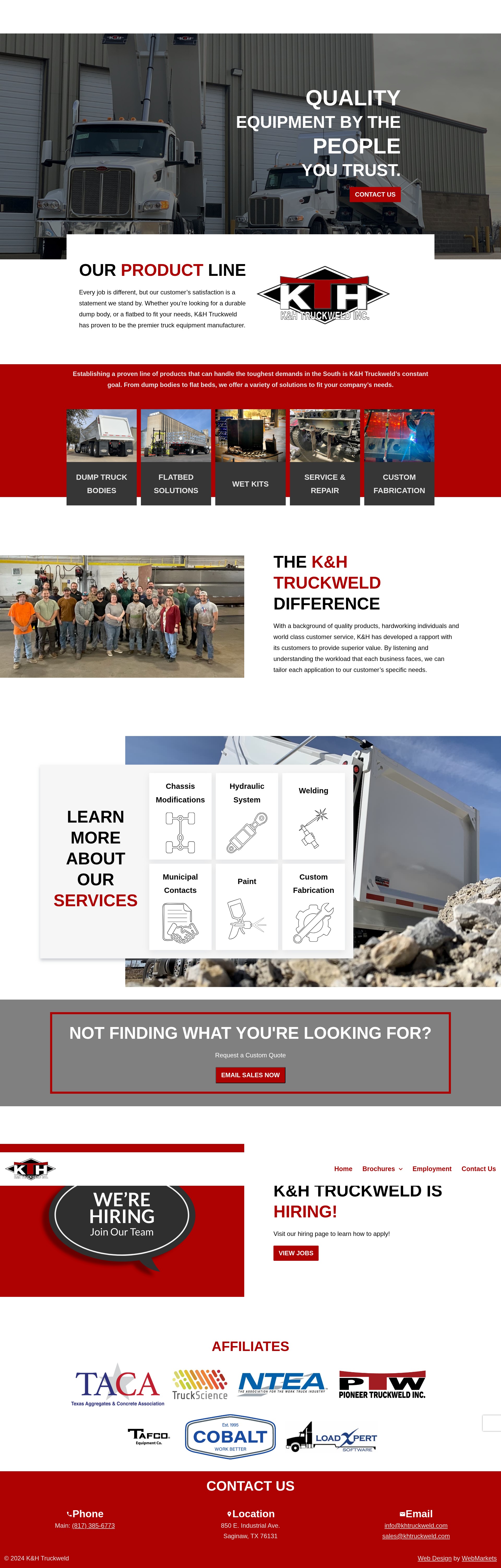 Screenshot of khtruckweld.com