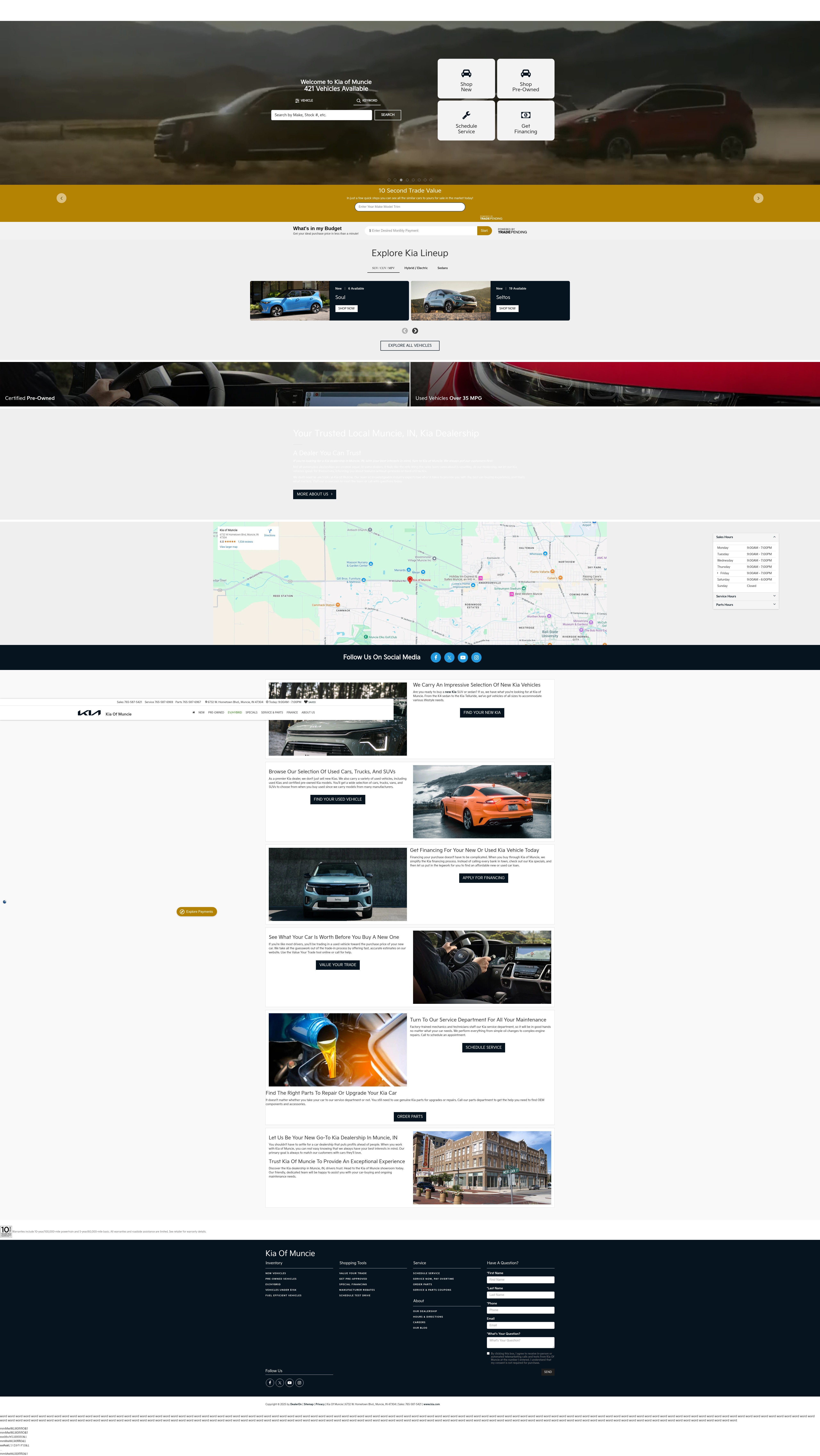 Screenshot of kiaofmuncie.com