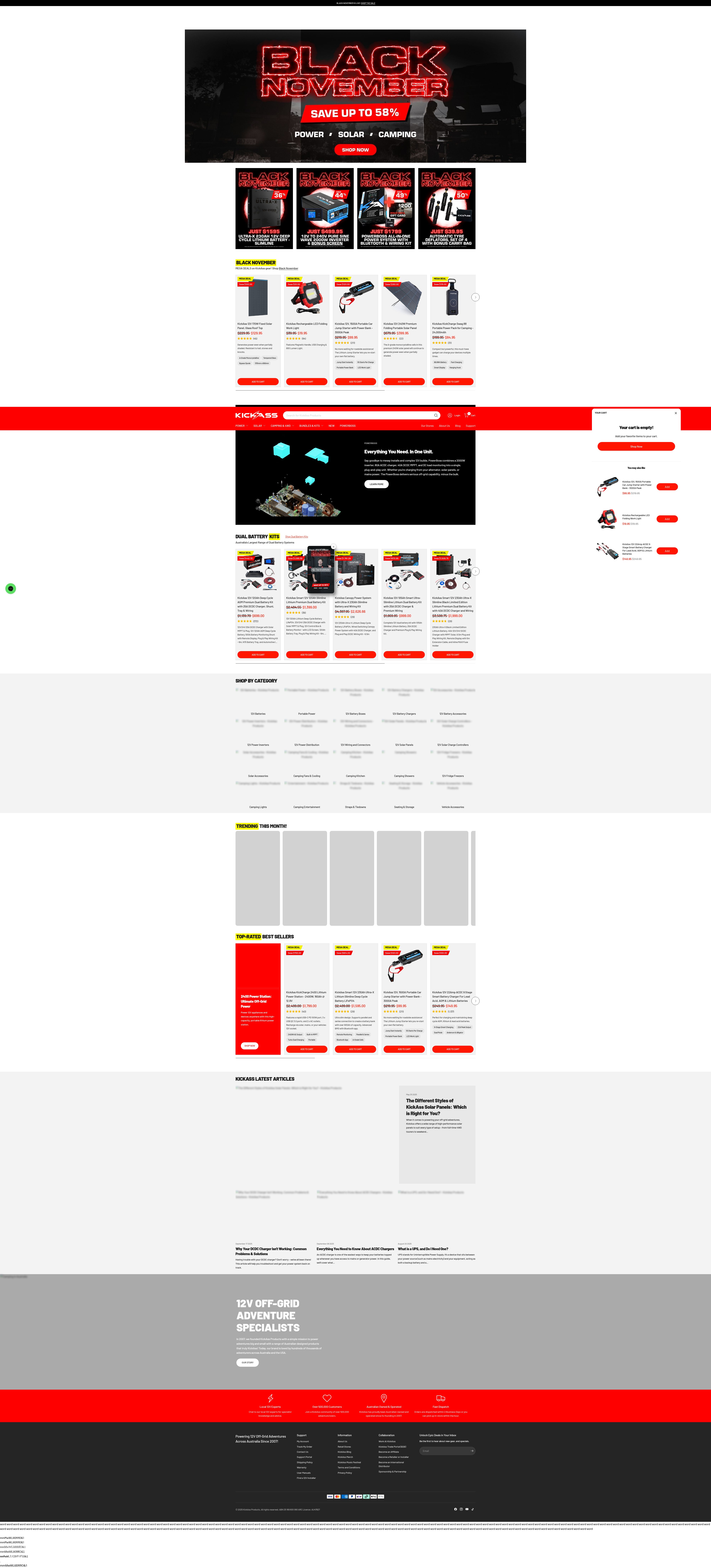 Screenshot of kickassproducts.com.au