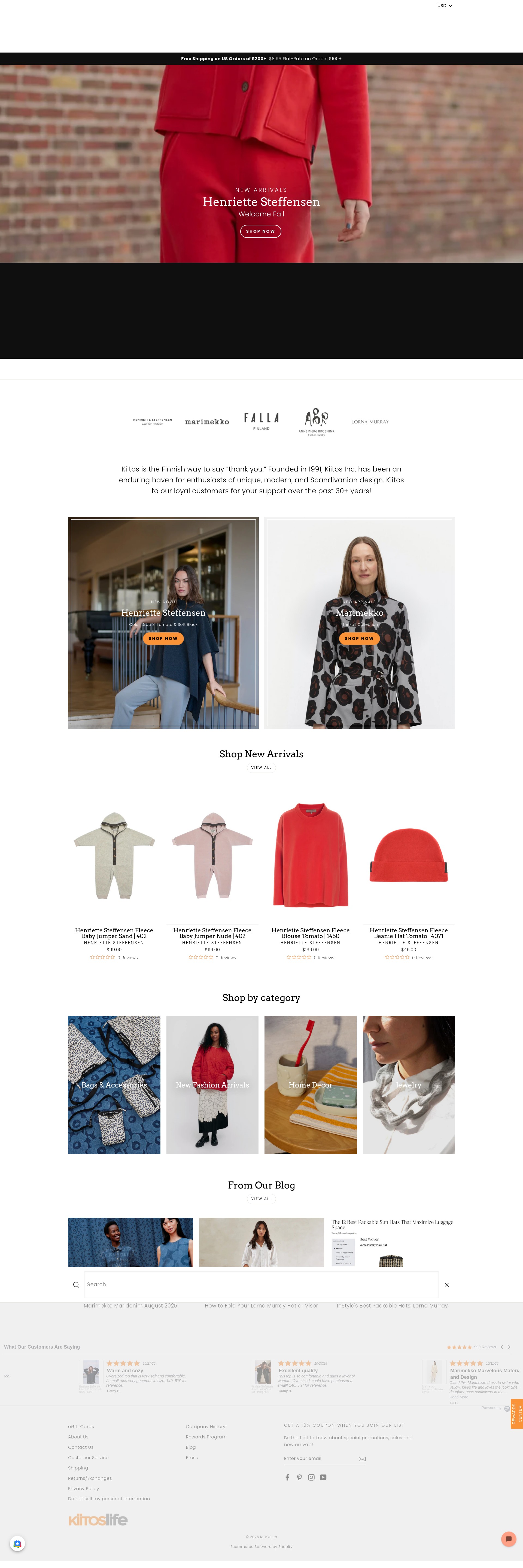 Screenshot of kiitoslife.com