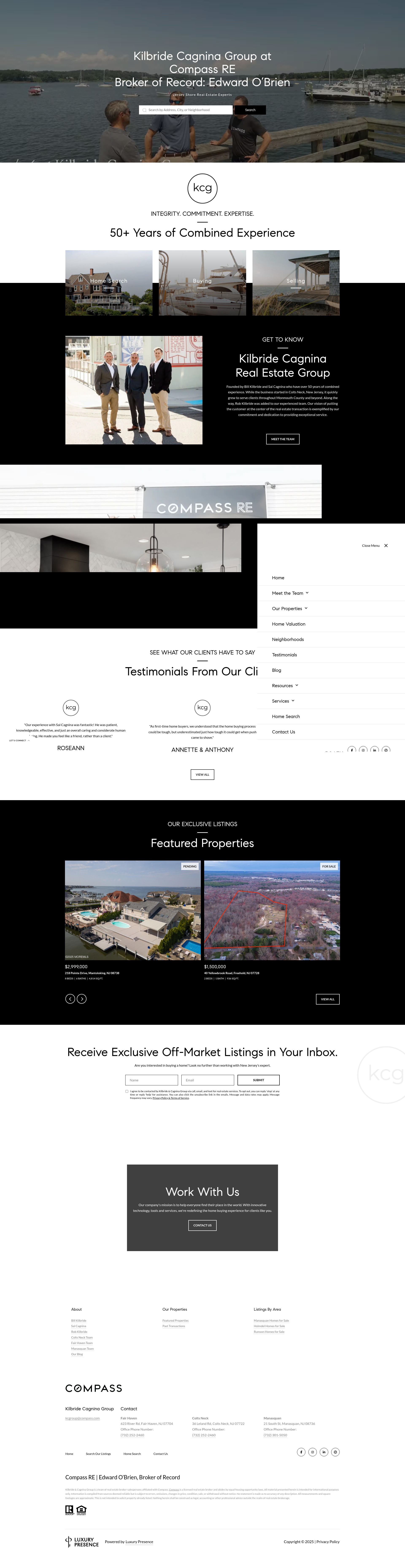 Screenshot of kilbridecagninagroup.com