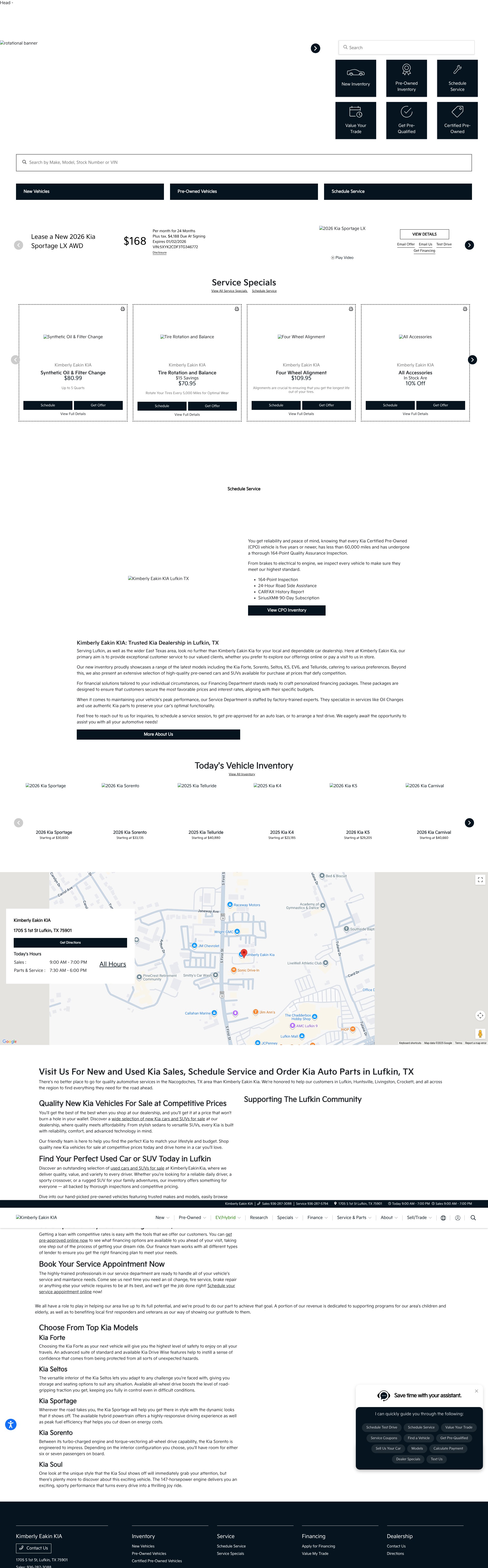 Screenshot of kimberlyeakinkia.com