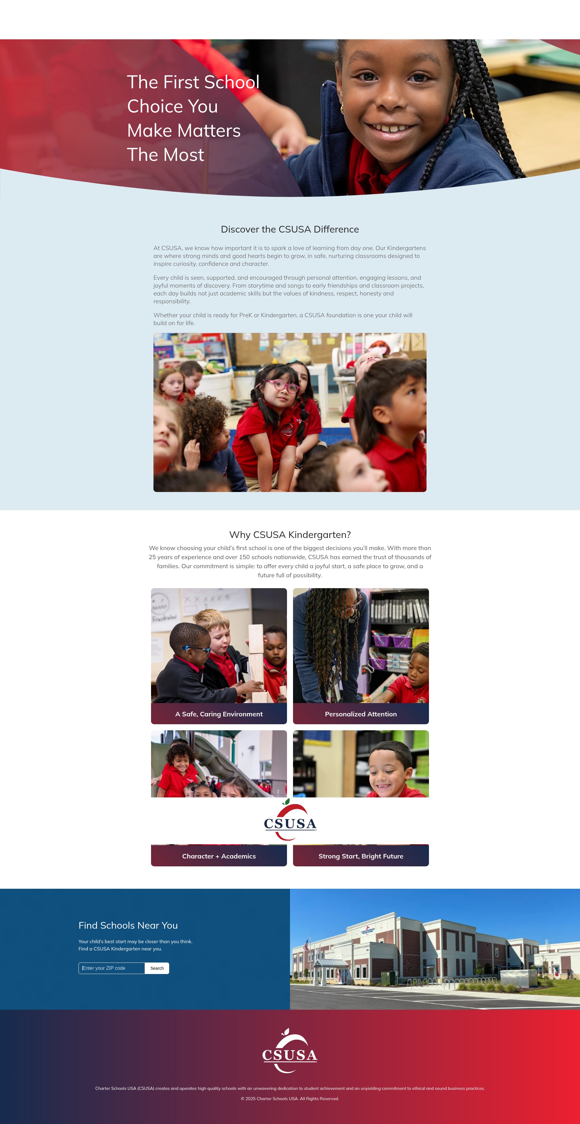 Screenshot of kindergarten.charterschoolsusa.com