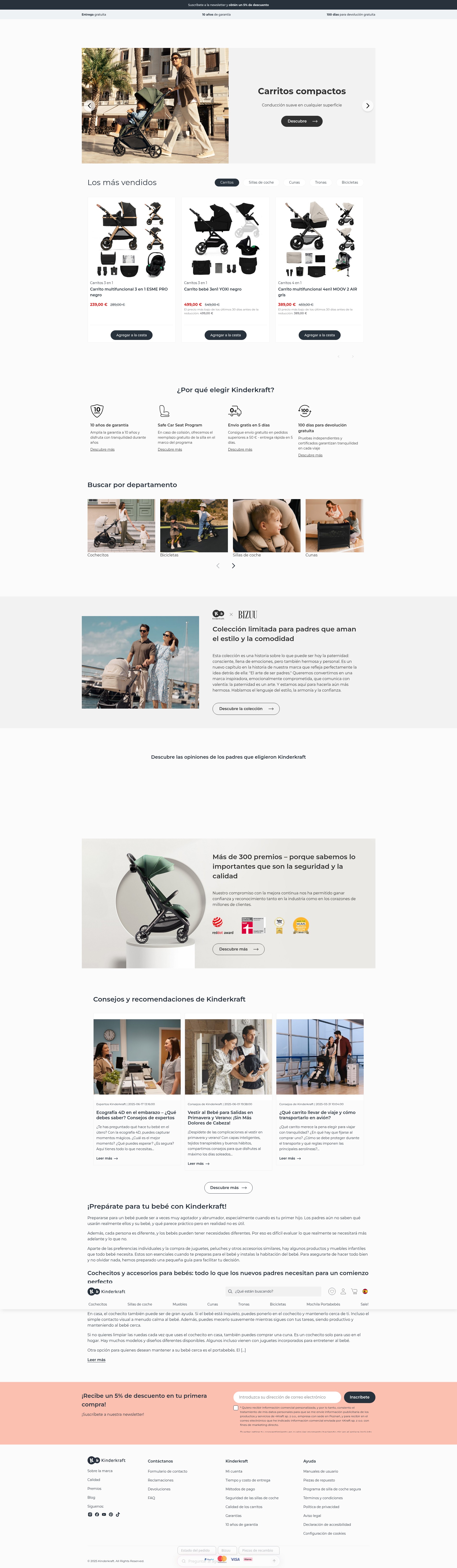 Screenshot of kinderkraft.es