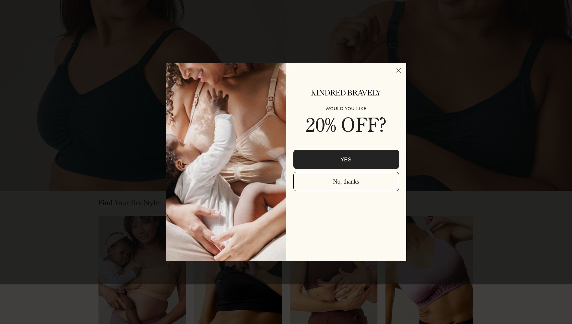 Screenshot of kindredbravely.com