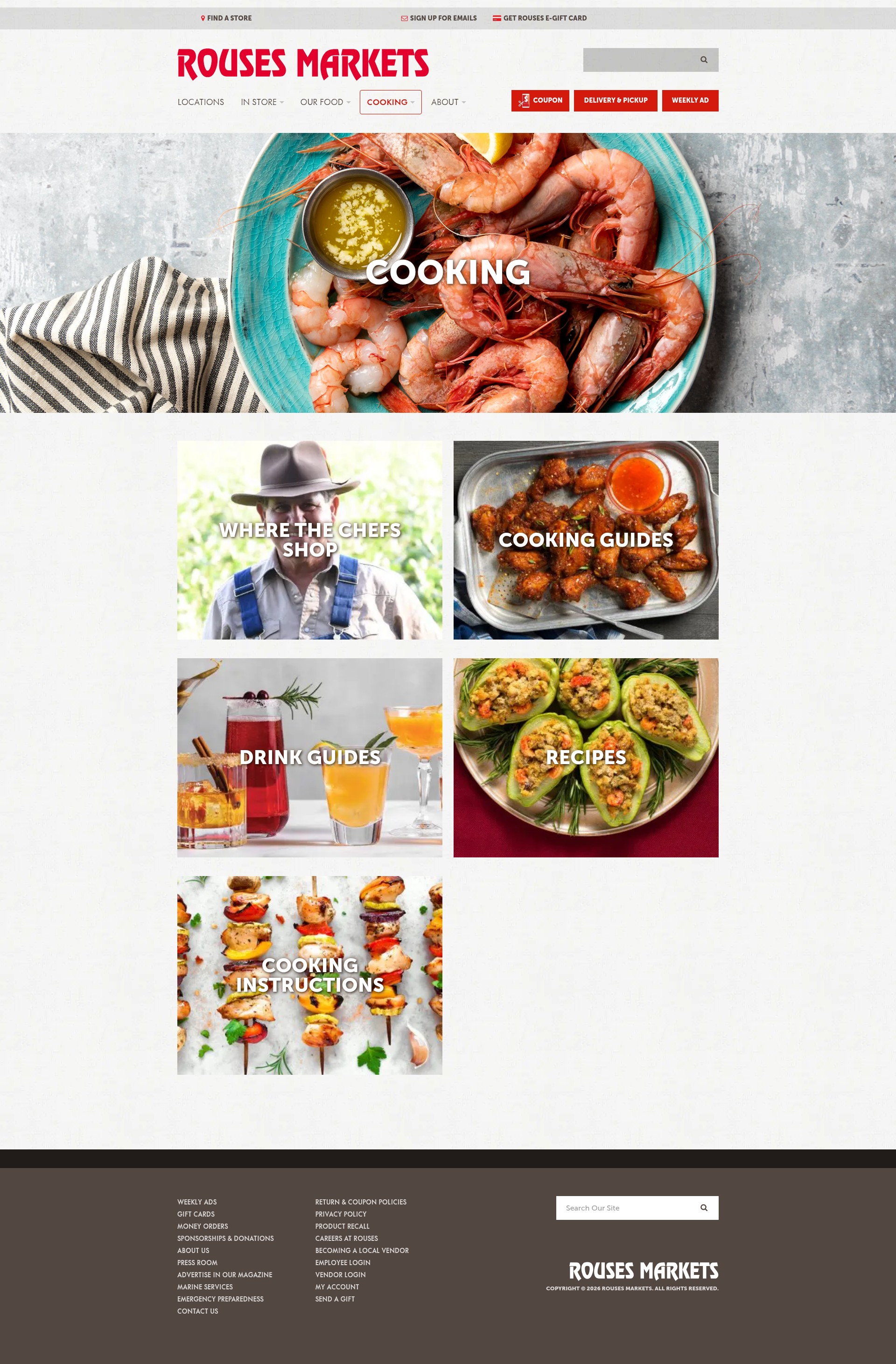 Screenshot of kingcakes.rouses.com