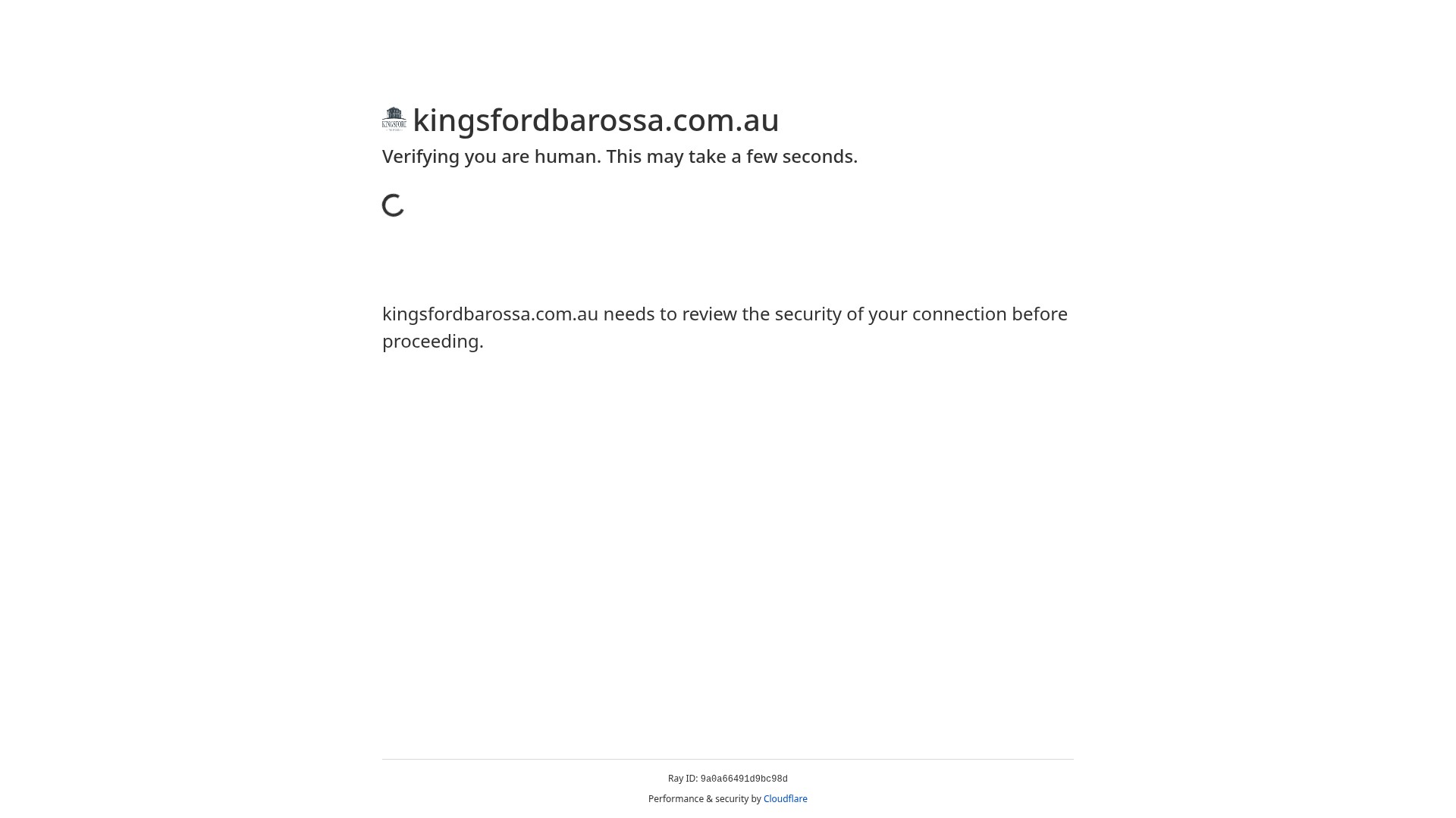 Screenshot of kingsfordbarossa.com.au