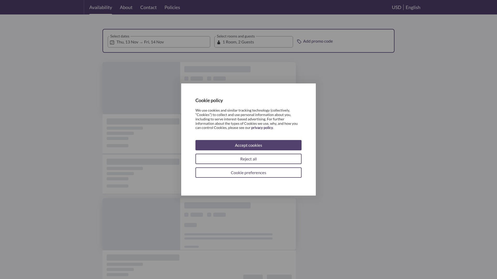 Screenshot of kingsinnsandiego.com