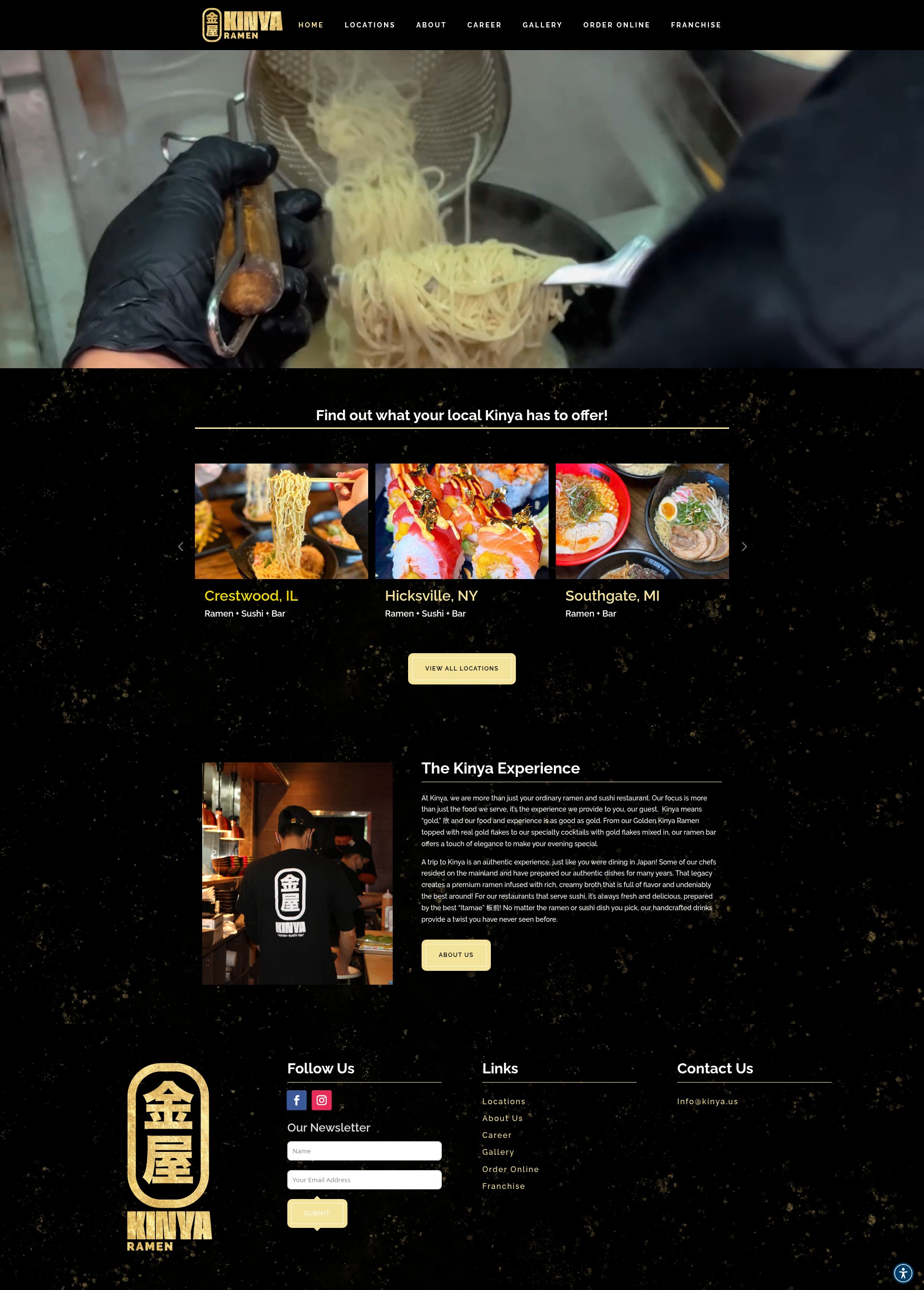 Screenshot of kinya.us
