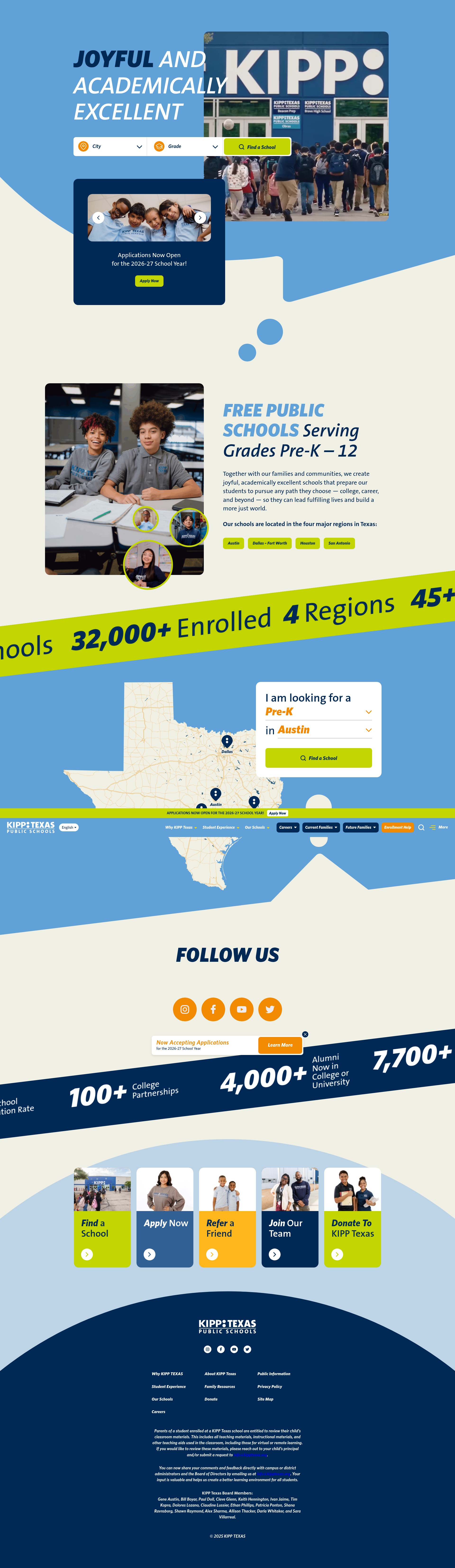 Screenshot of kipptexas.org