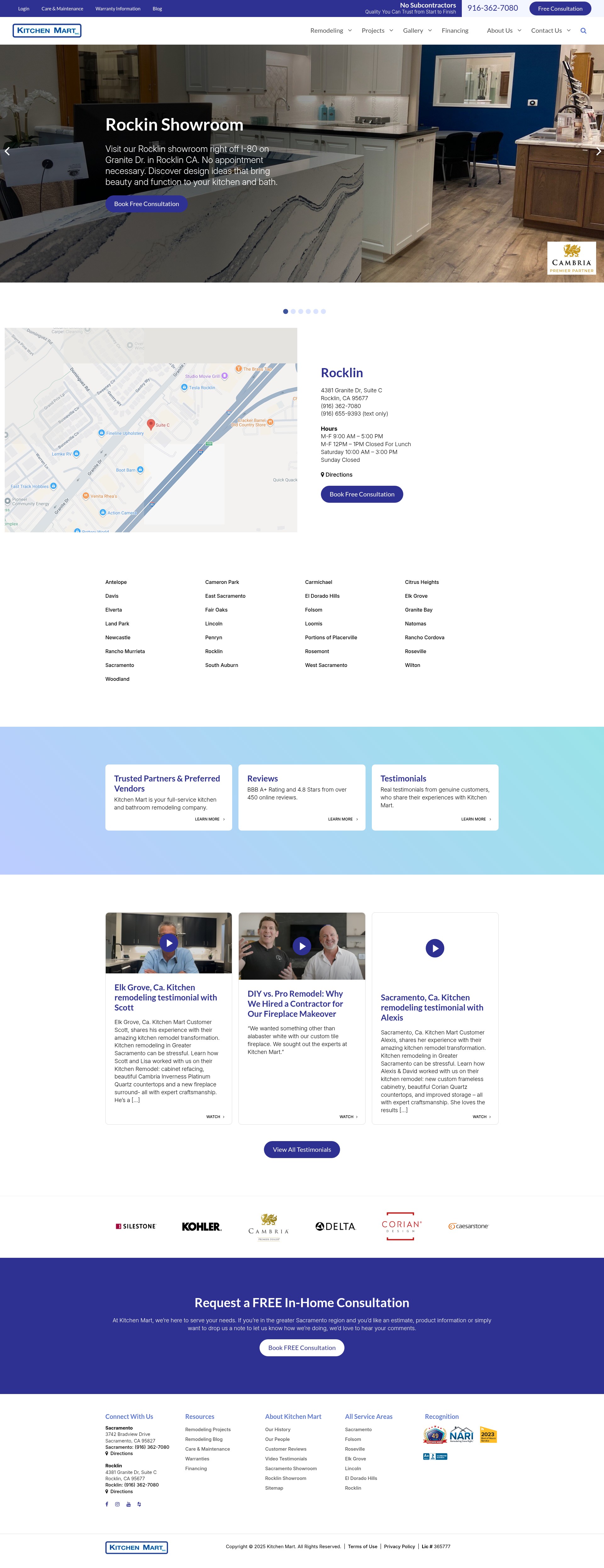 Screenshot of kitchenmart.com