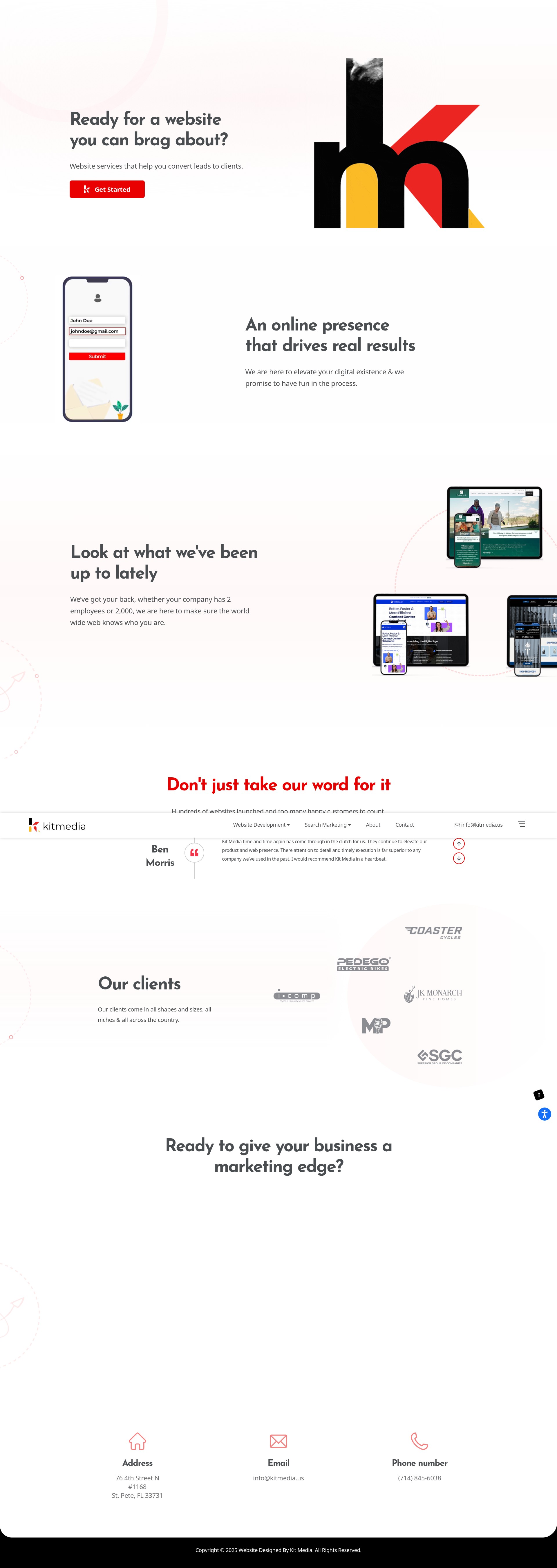 Screenshot of kitmedia.us