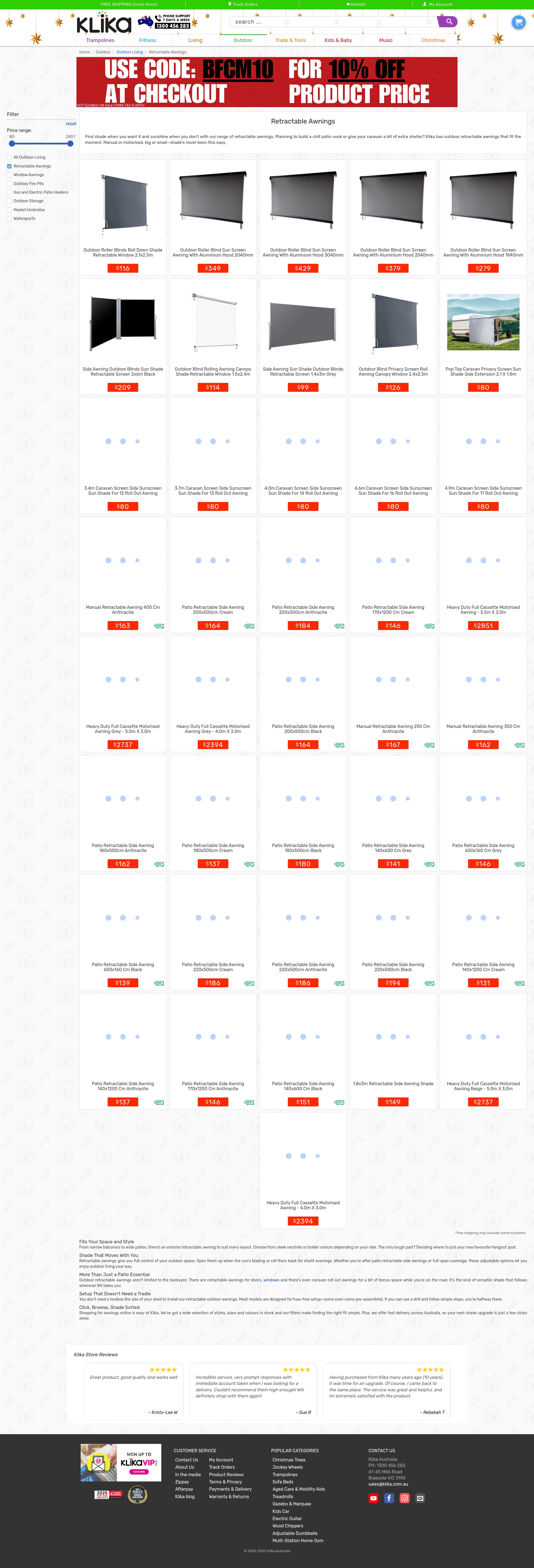 Screenshot of klika.com.au