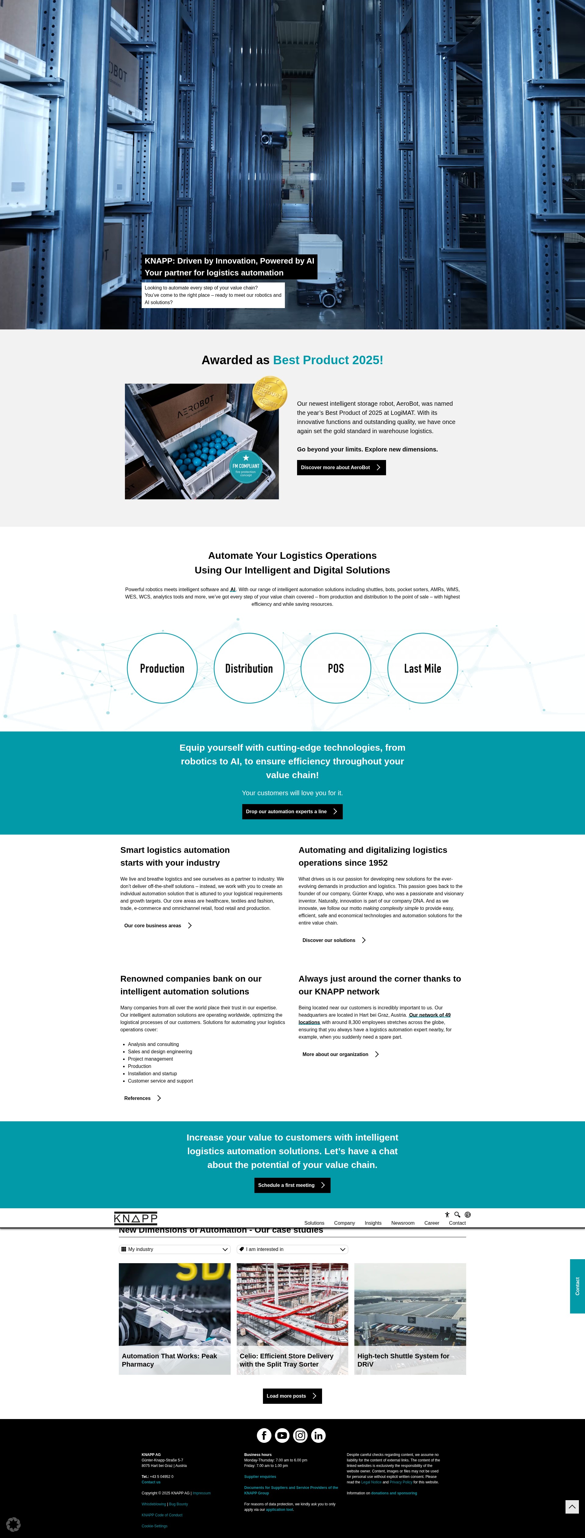 Screenshot of knapp.com