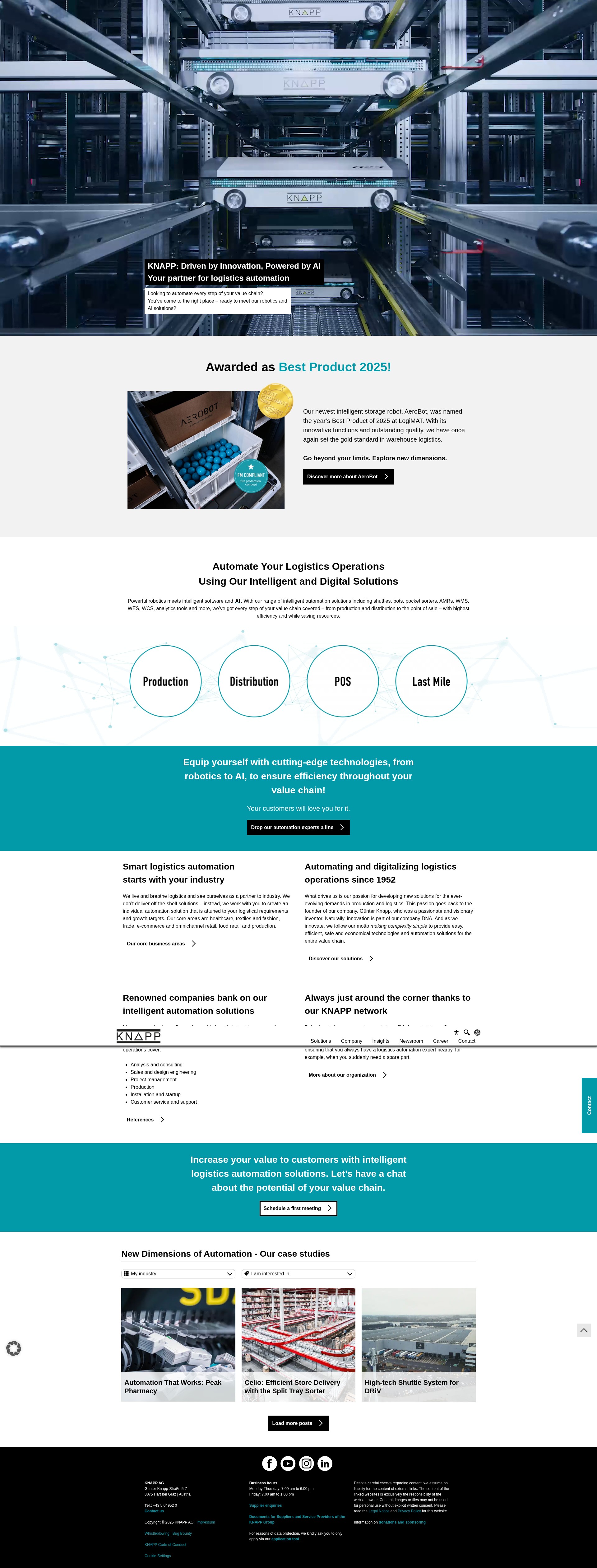 Screenshot of knappusa.com