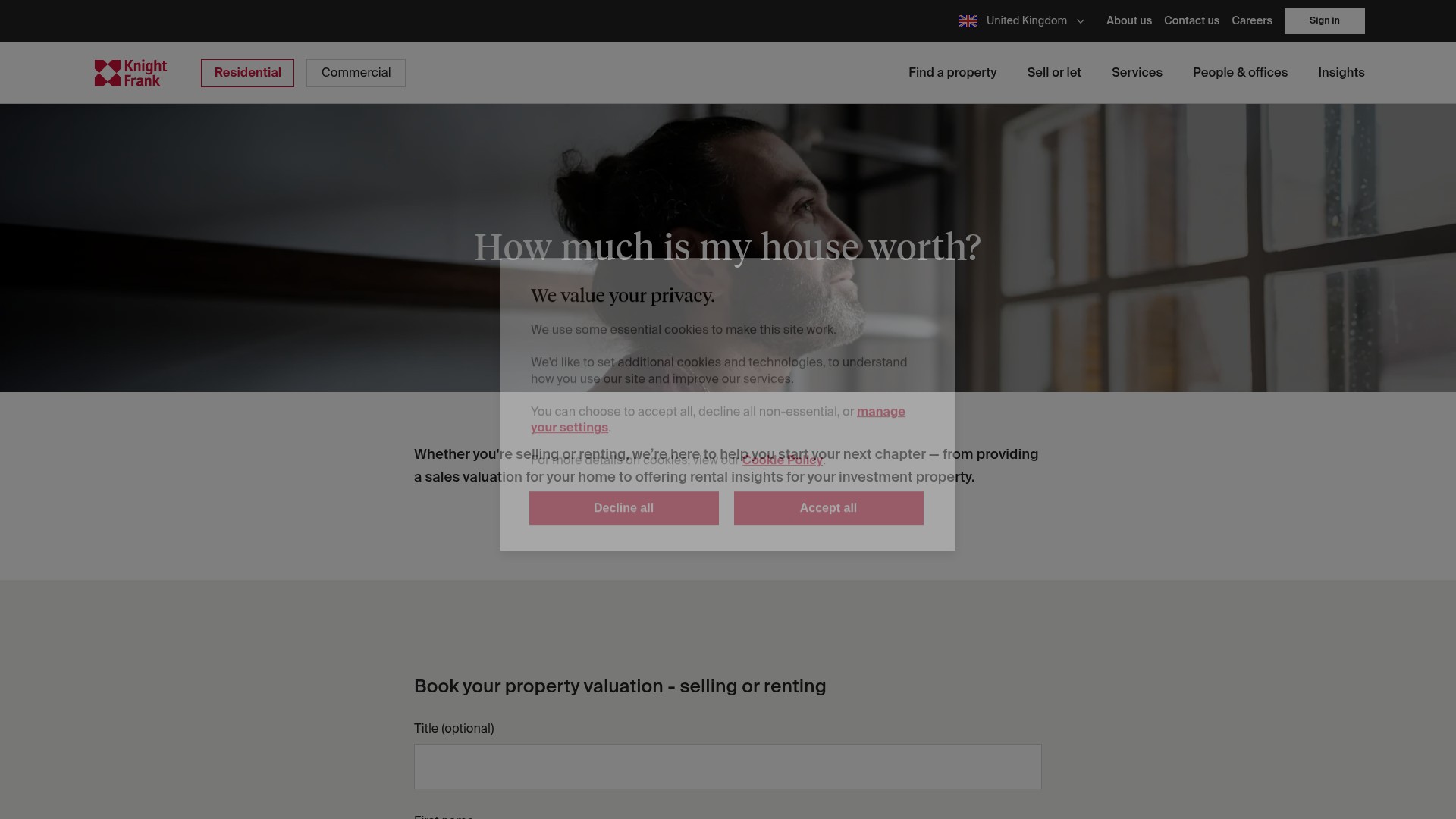 Screenshot of knightfrank.co.uk