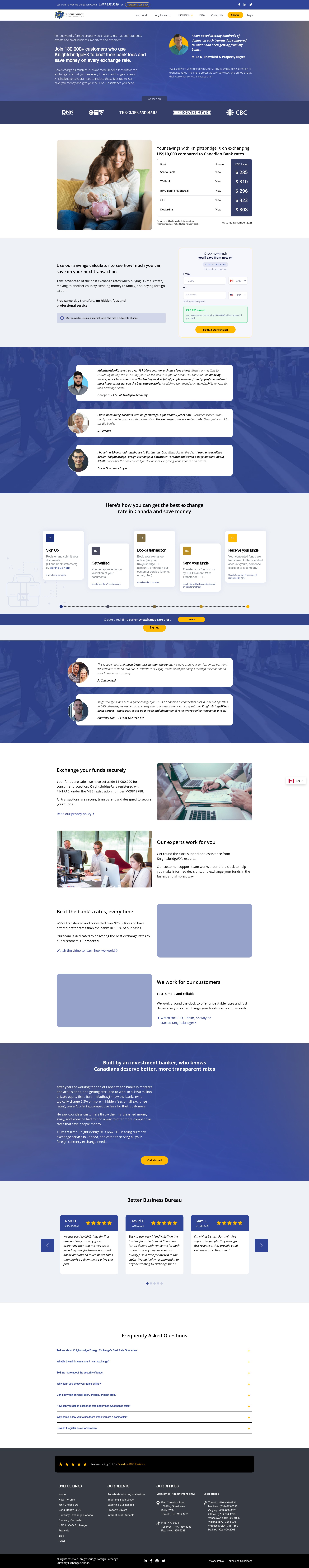 Screenshot of knightsbridgefx.com