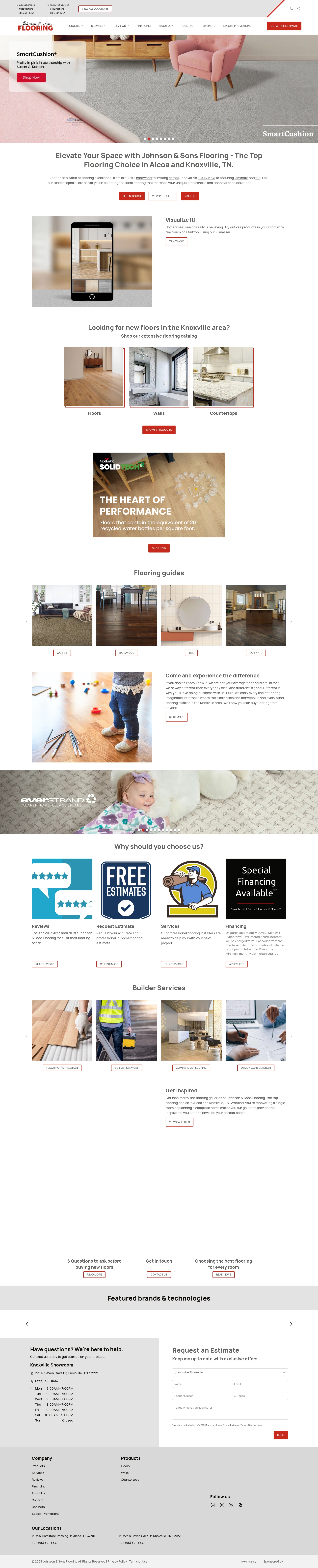 Screenshot of knoxfloors.com