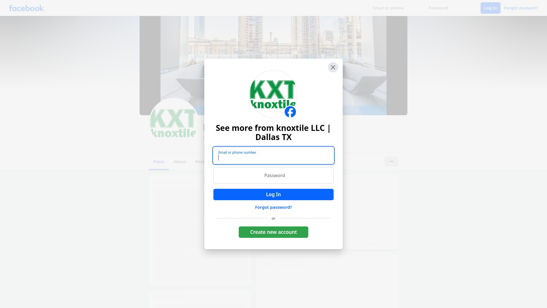 Screenshot of knoxtile.com