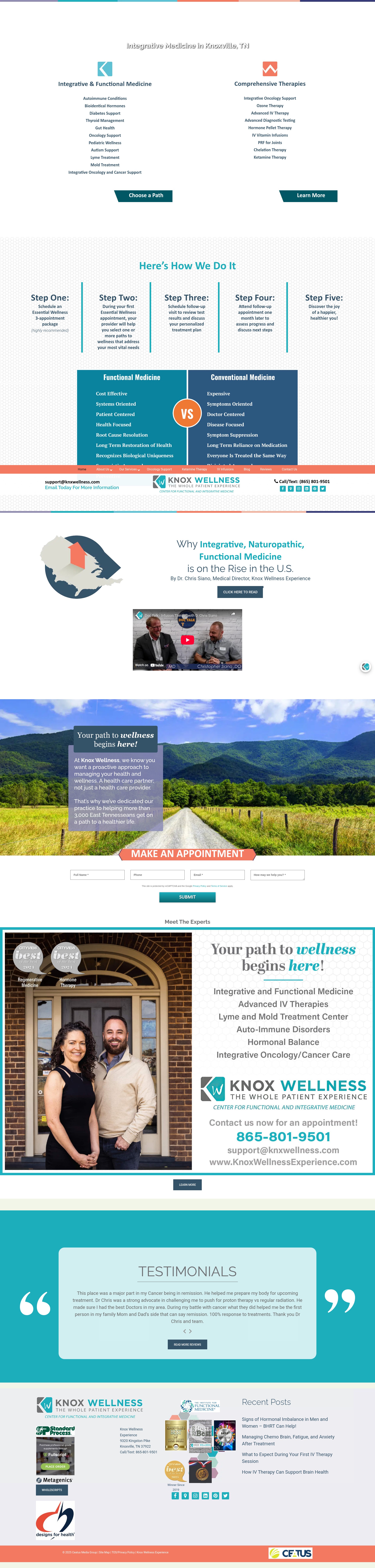 Screenshot of knoxwellnessexperience.com