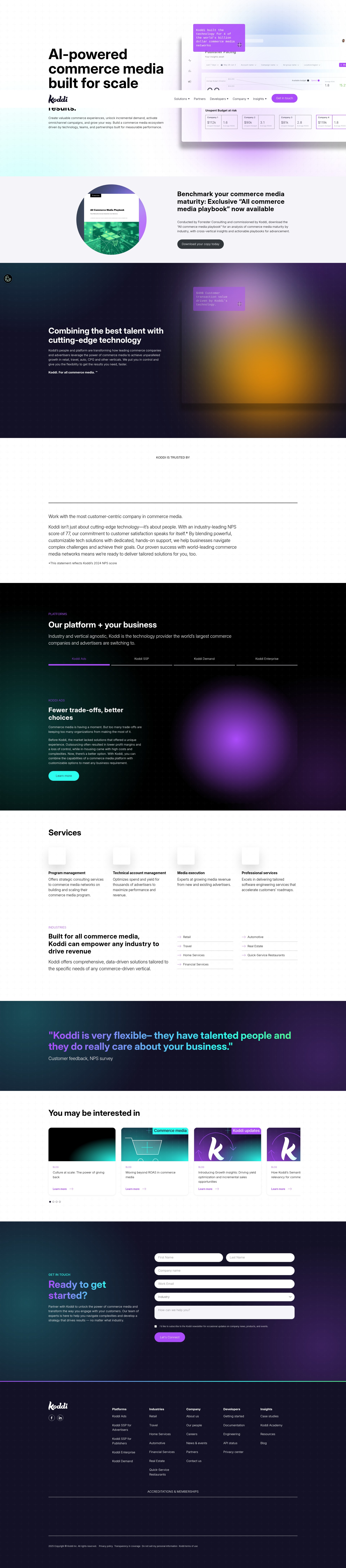 Screenshot of koddi.com
