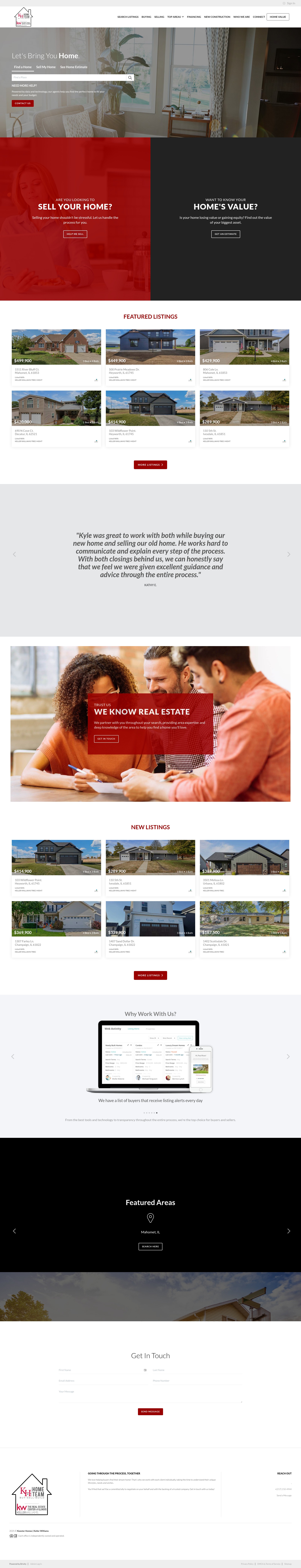 Screenshot of koesterhomes.com
