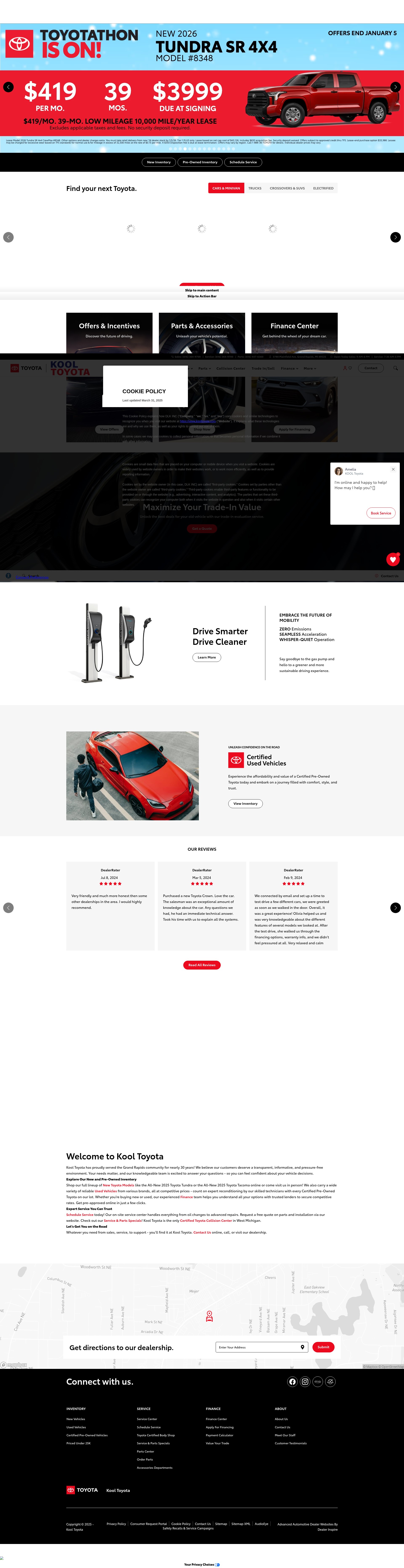 Screenshot of kooltoyota.com