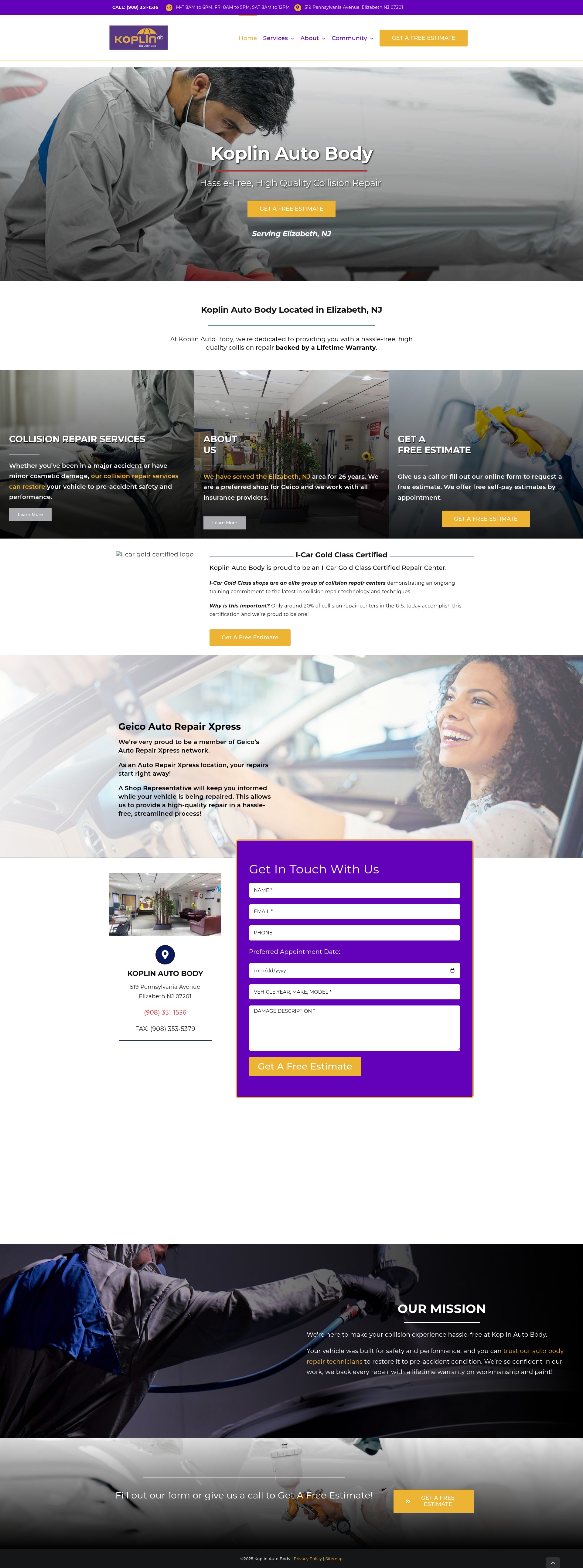 Screenshot of koplinab.com