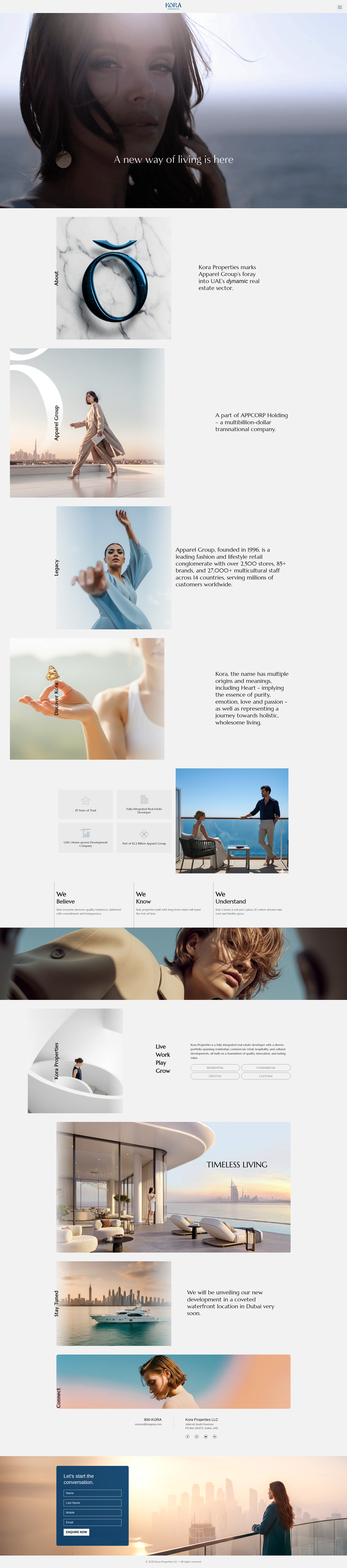 Screenshot of koraprop.com