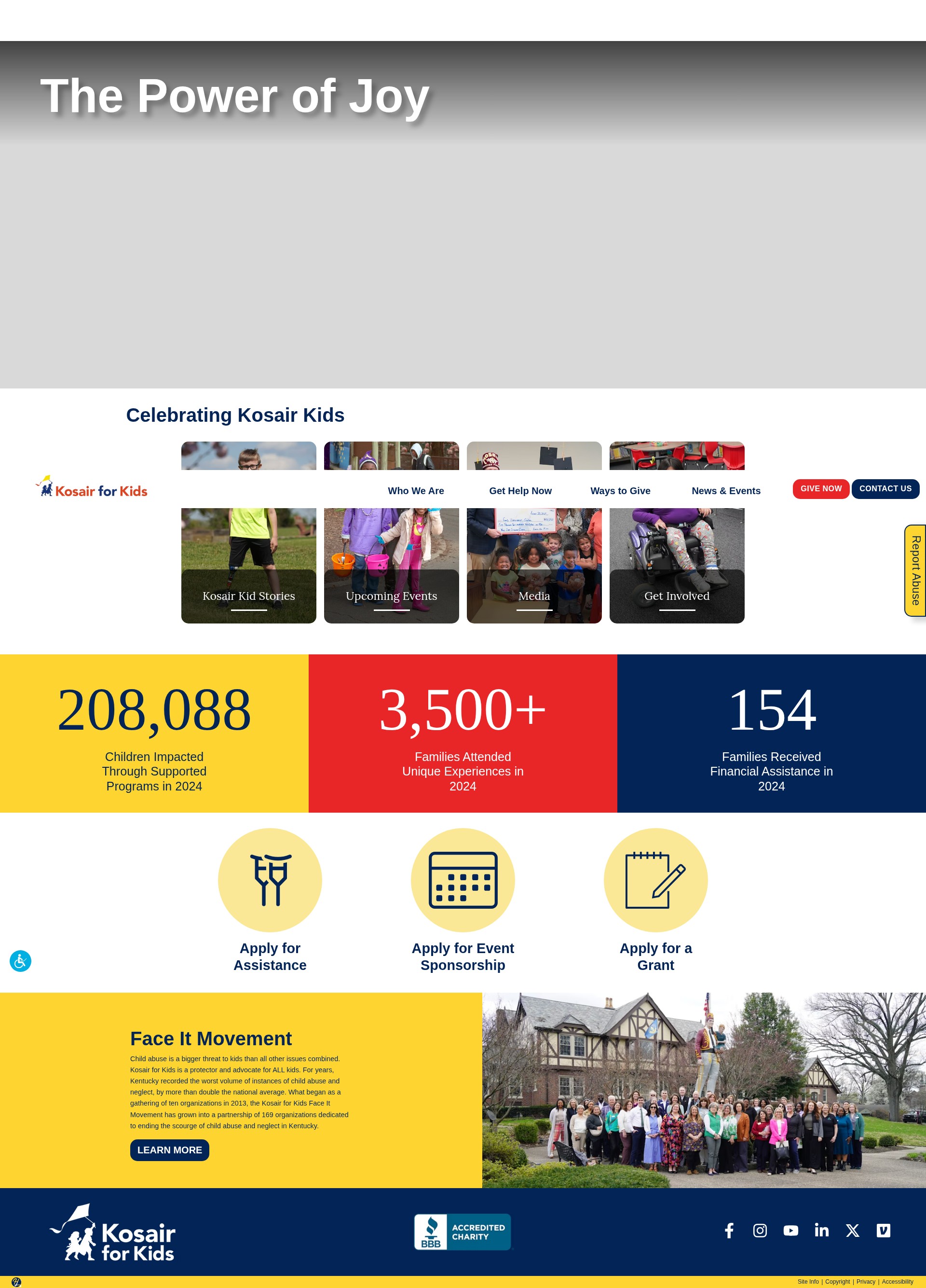 Screenshot of kosair.org