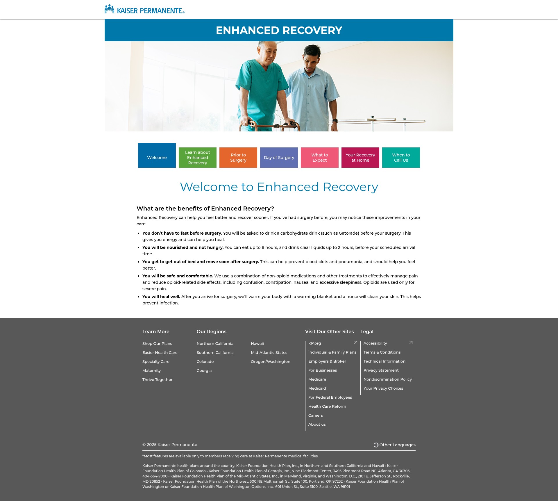 Screenshot of kpnwcare.org