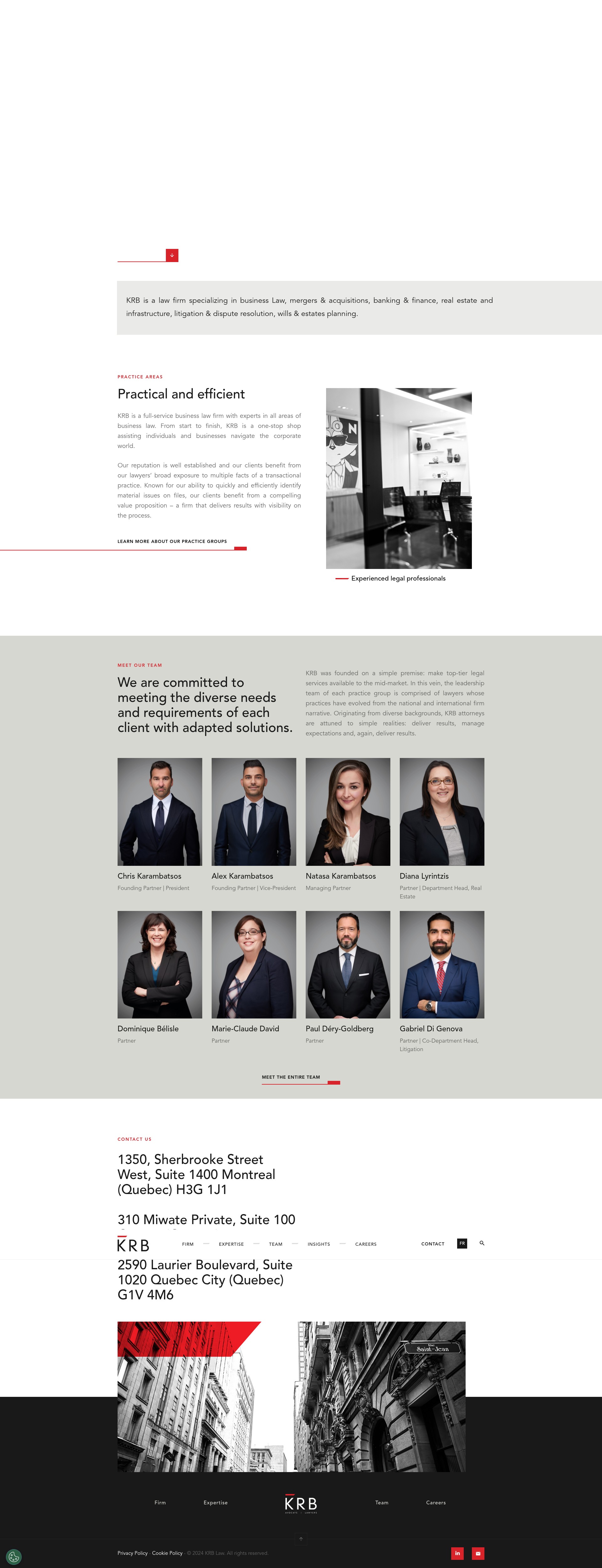 Screenshot of krblaw.ca