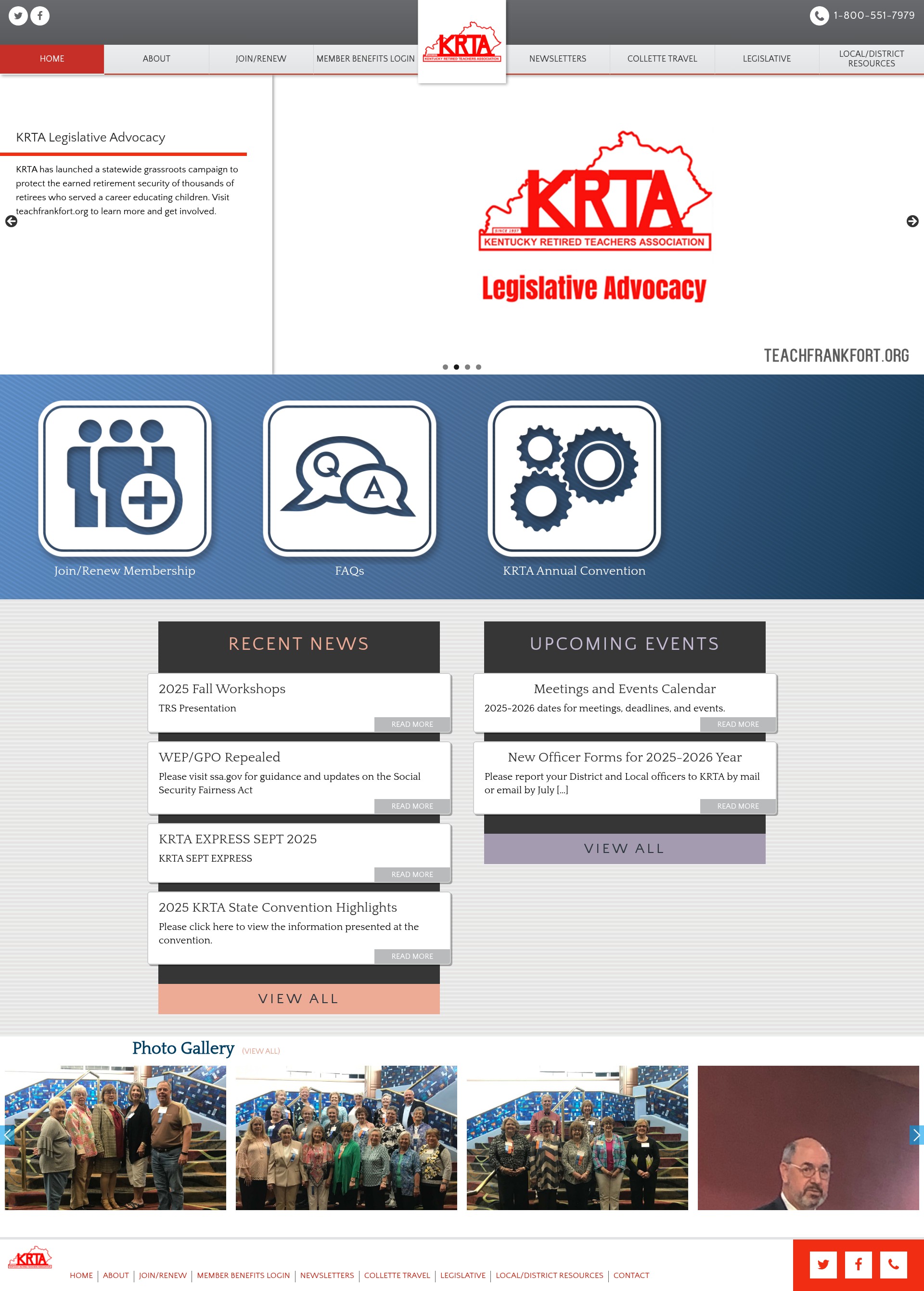 Screenshot of krta.org