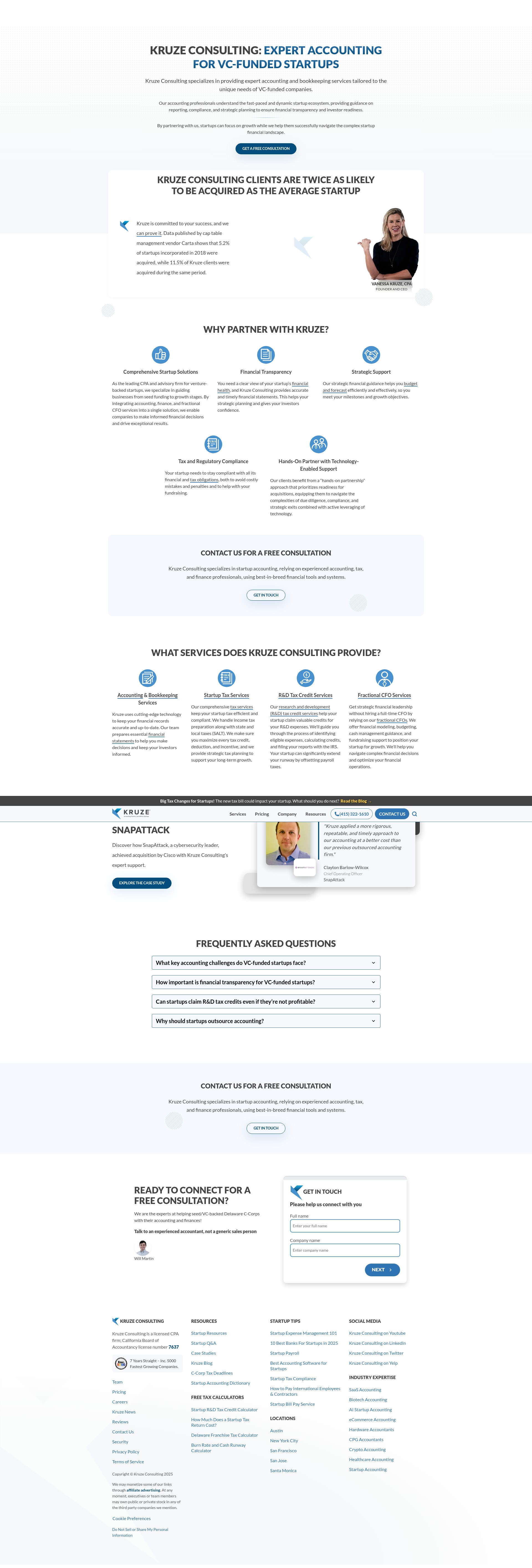 Screenshot of kruzeconsulting.com