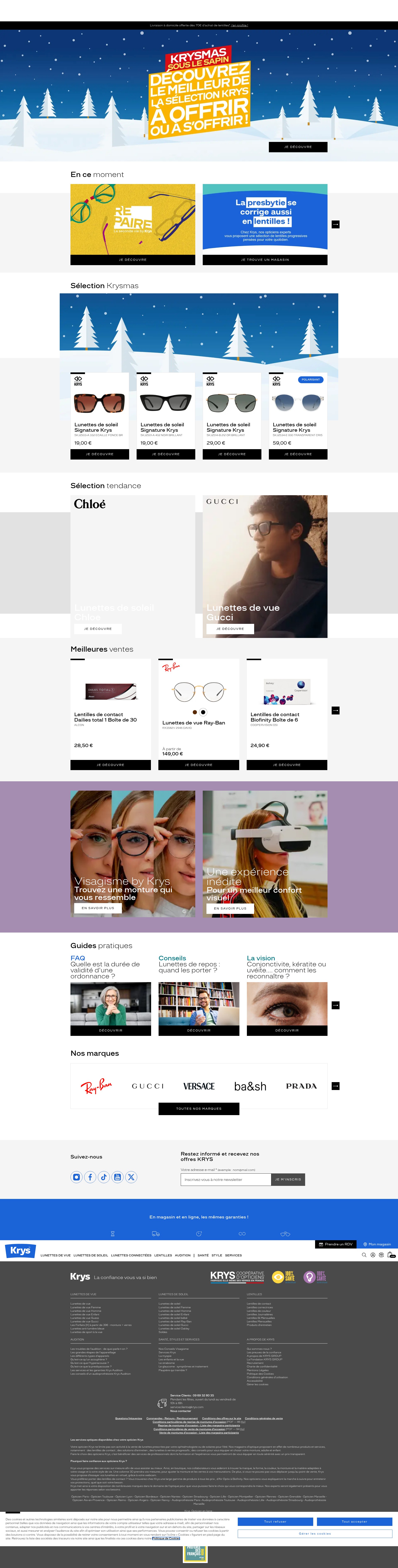 Screenshot of krys.com