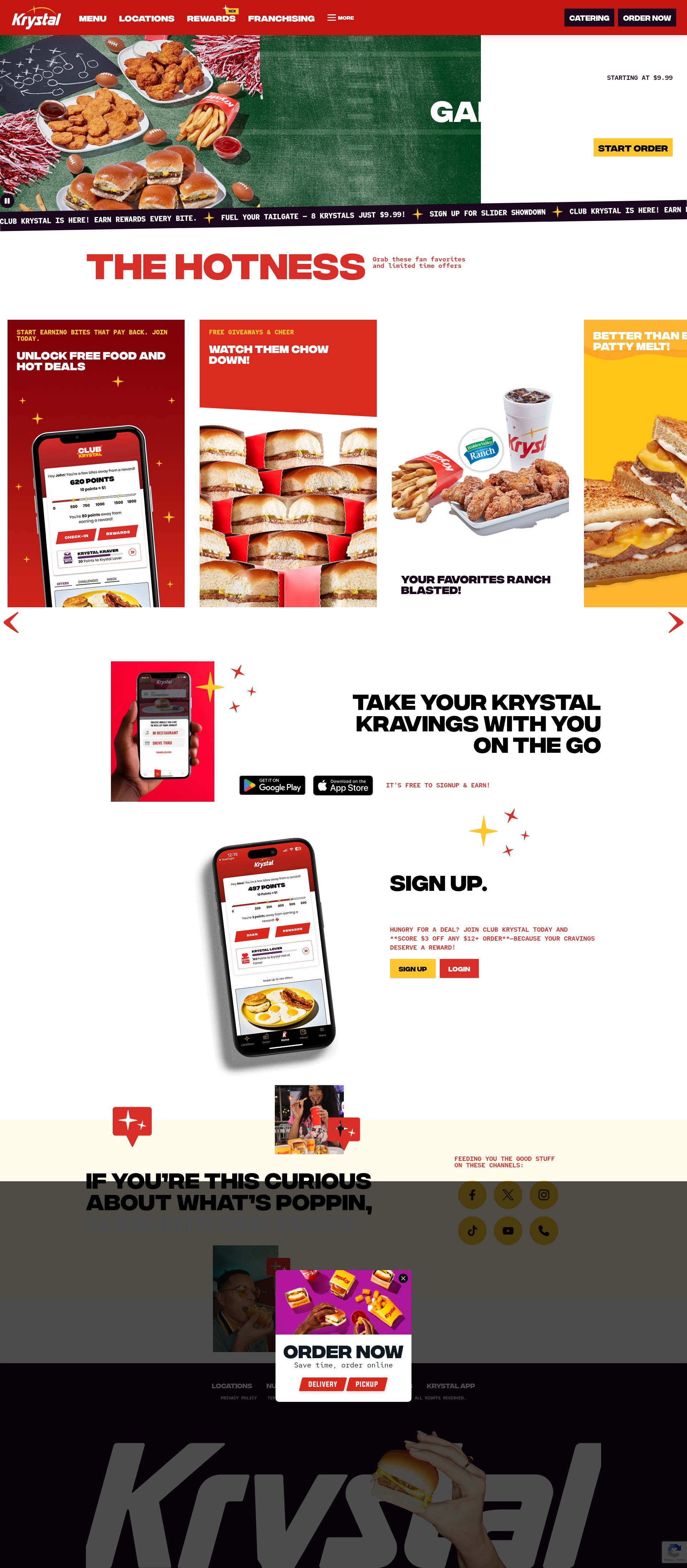 Screenshot of krystal.com