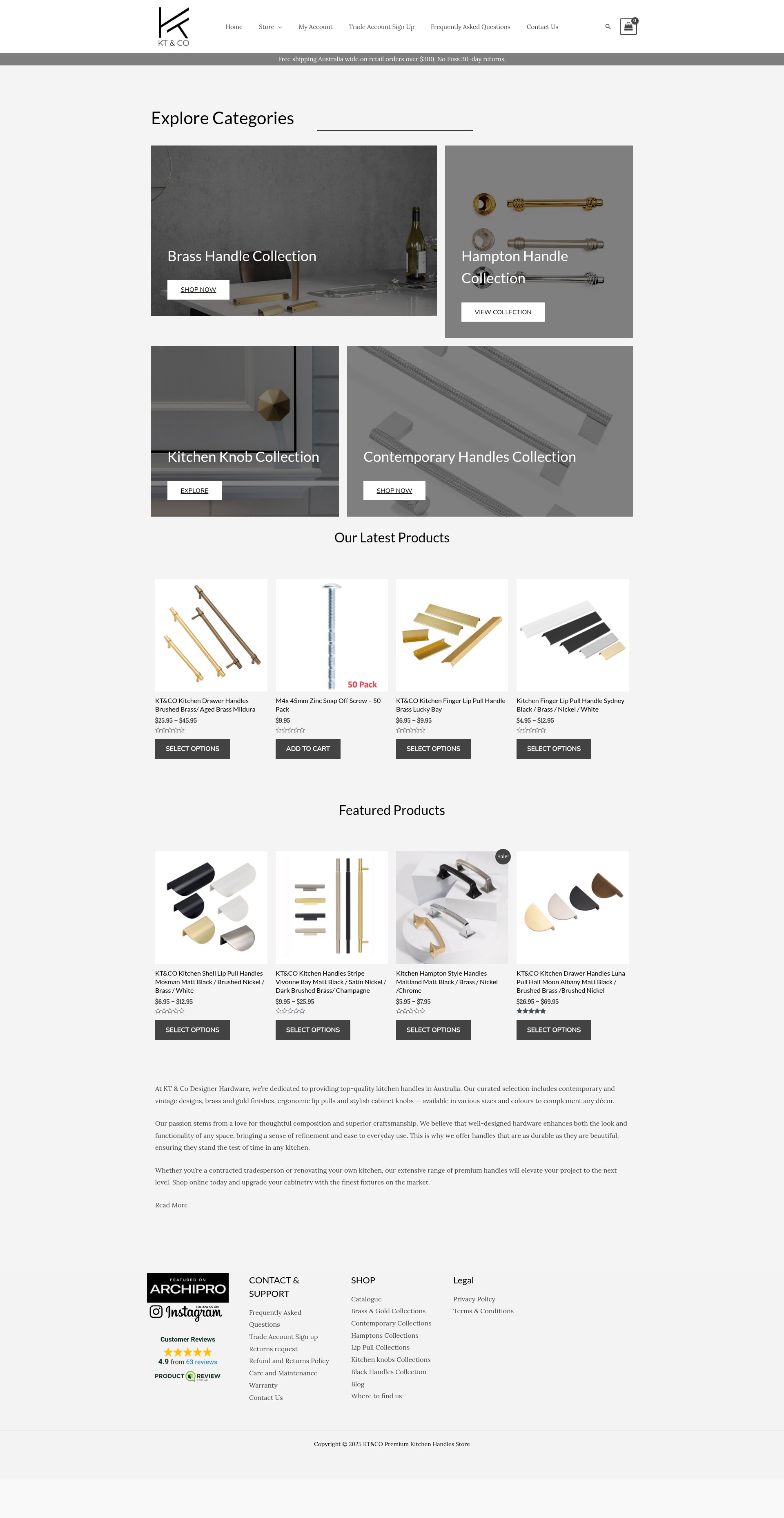 Screenshot of ktcohandles.com.au