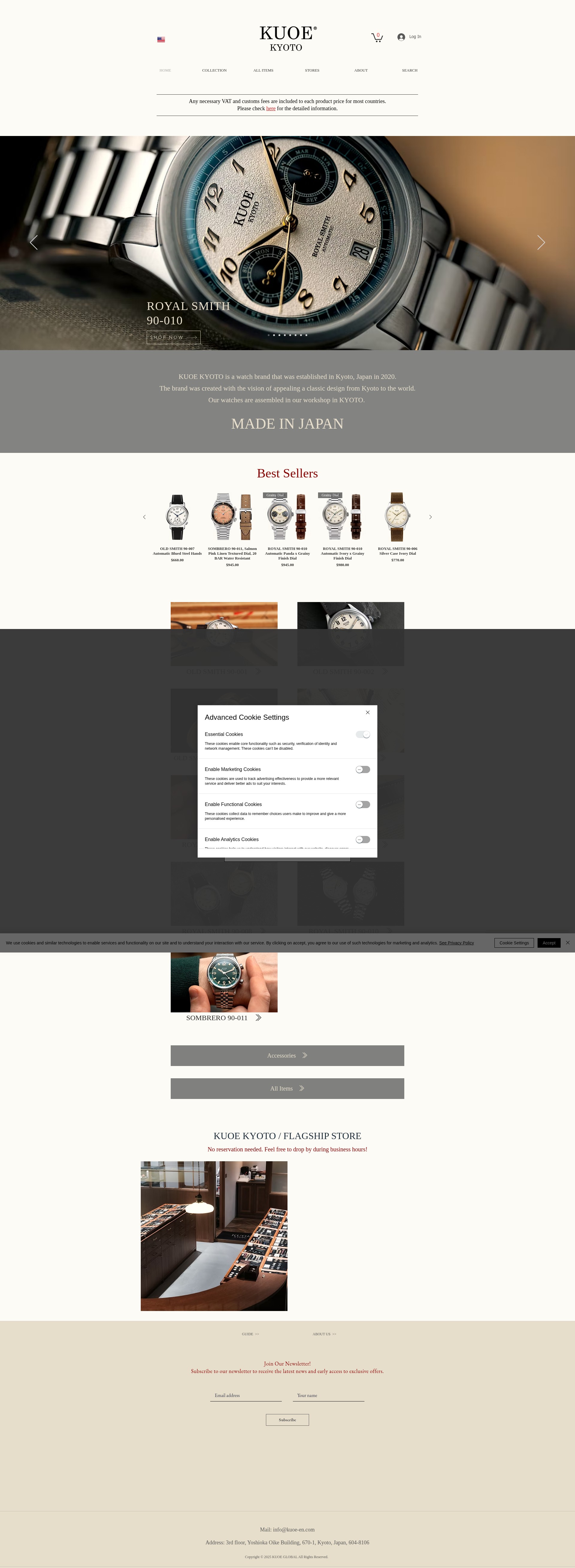 Screenshot of kuoe-en.com
